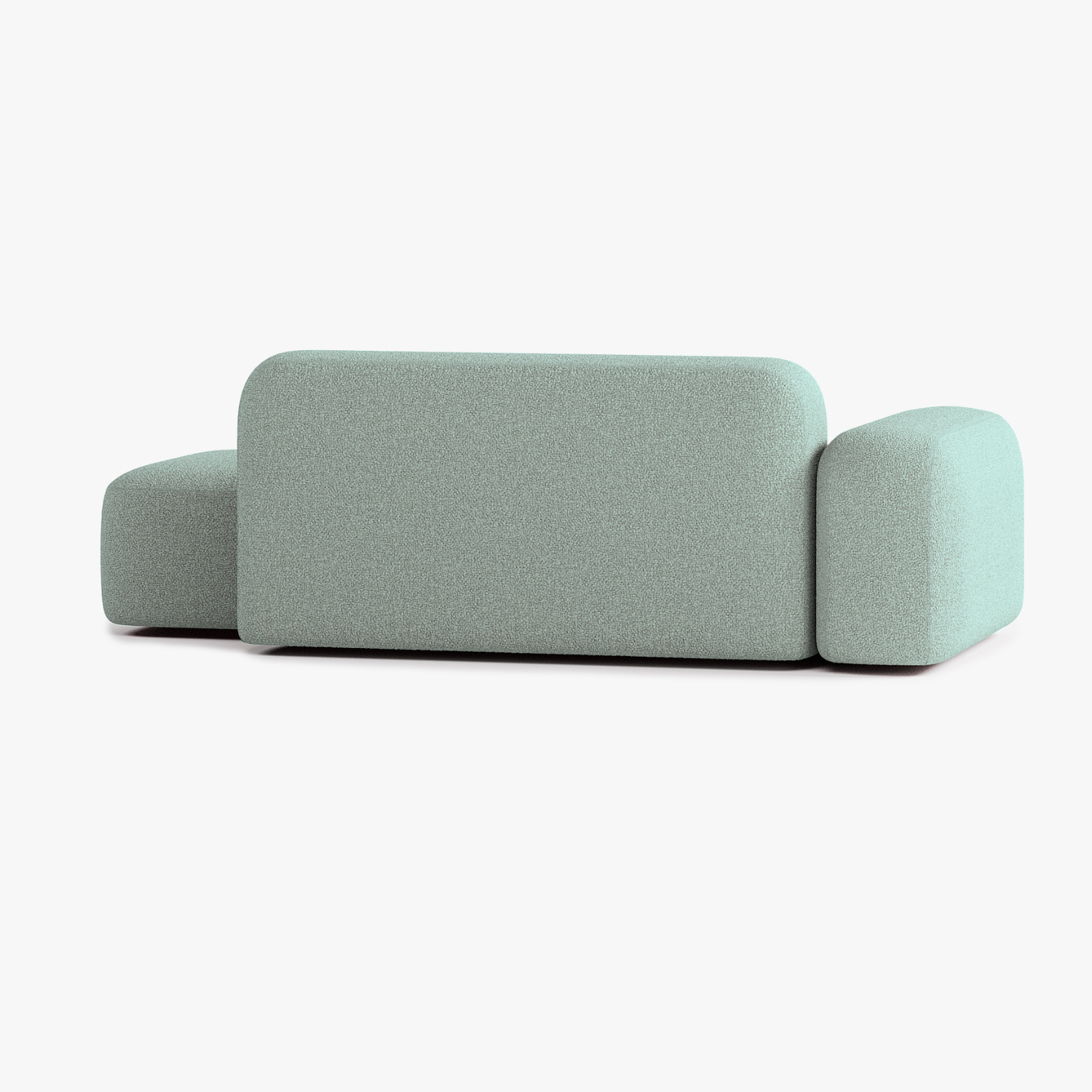 Max Sofa, Composition A12, 3 Seats, Left Armrest, Upholstery E13