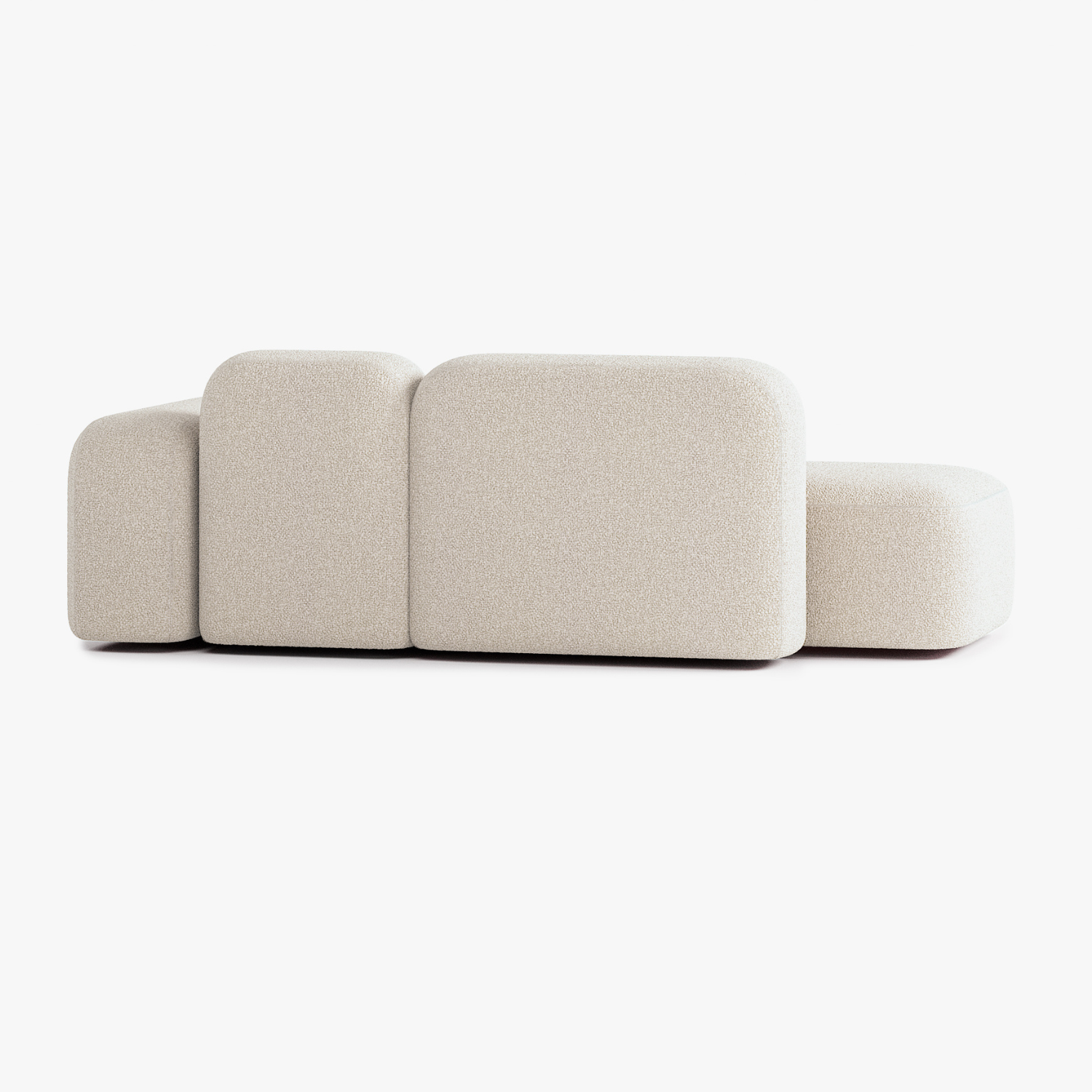 Max Sofa, Composition A19, 2 Seats, Right Armrest, Upholstery E2