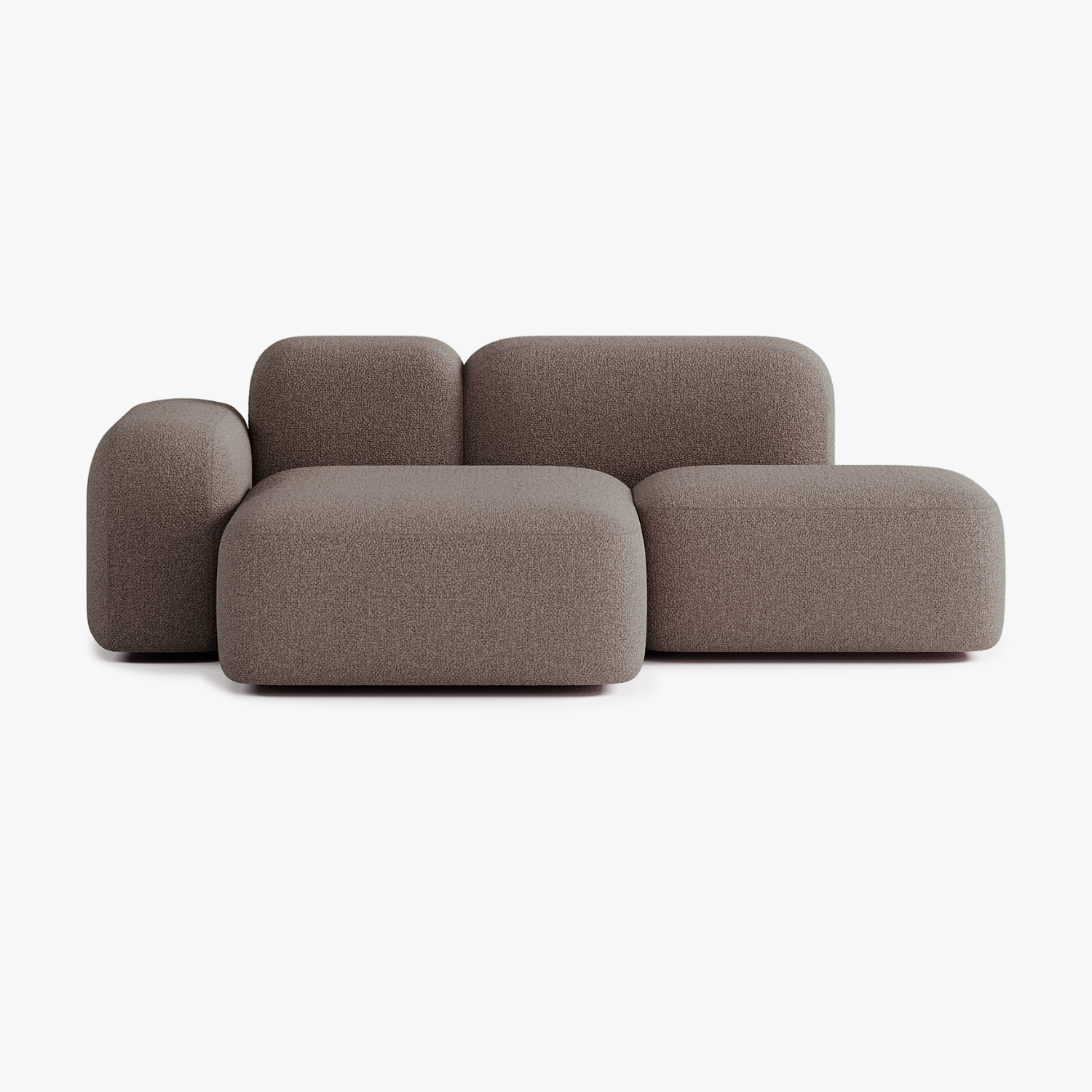 Max Sofa, Composition A18, 2 Seats, Left Chaise, Upholstery E5