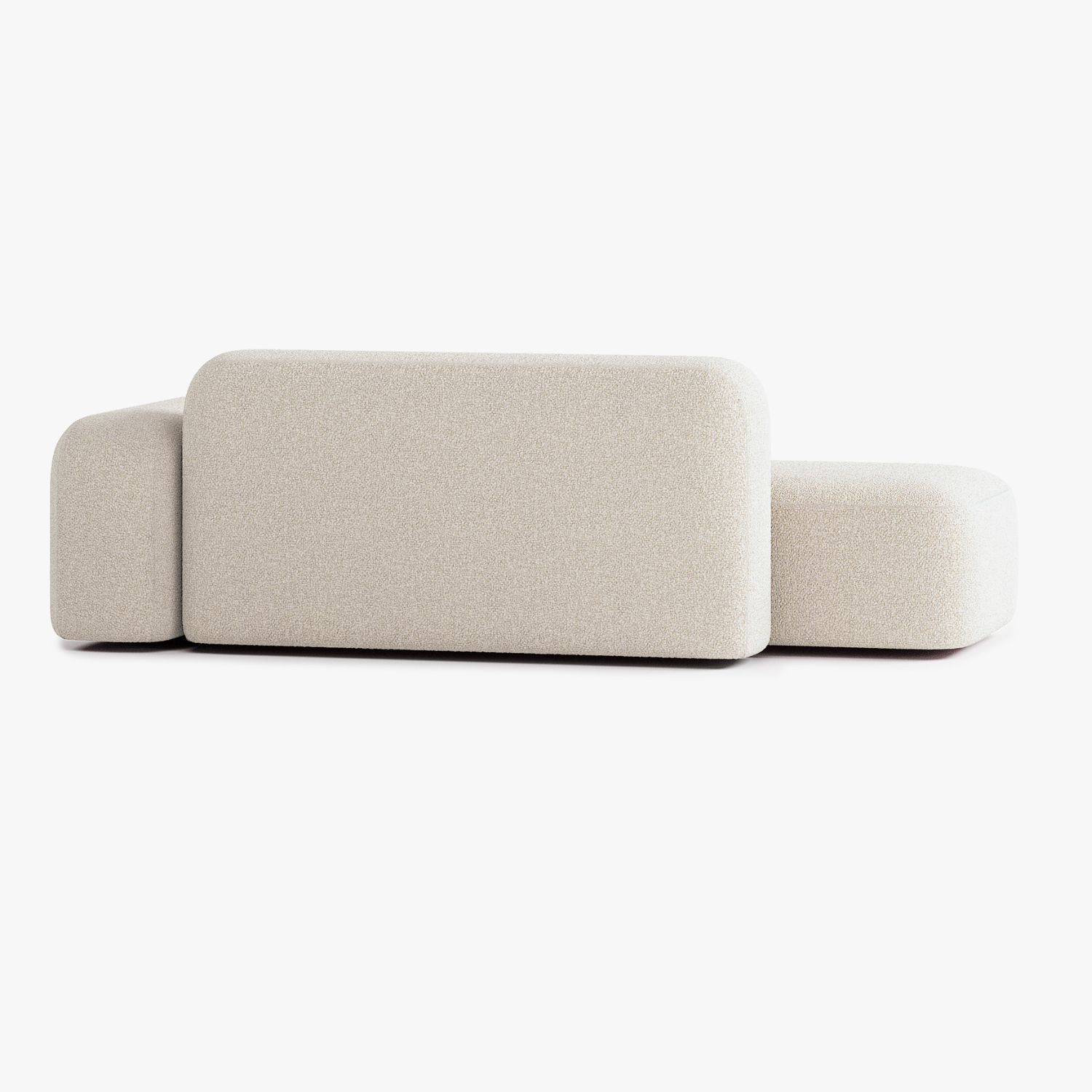 Max Sofa, Composition A12, 3 Seats, Right Armrest, Upholstery E2