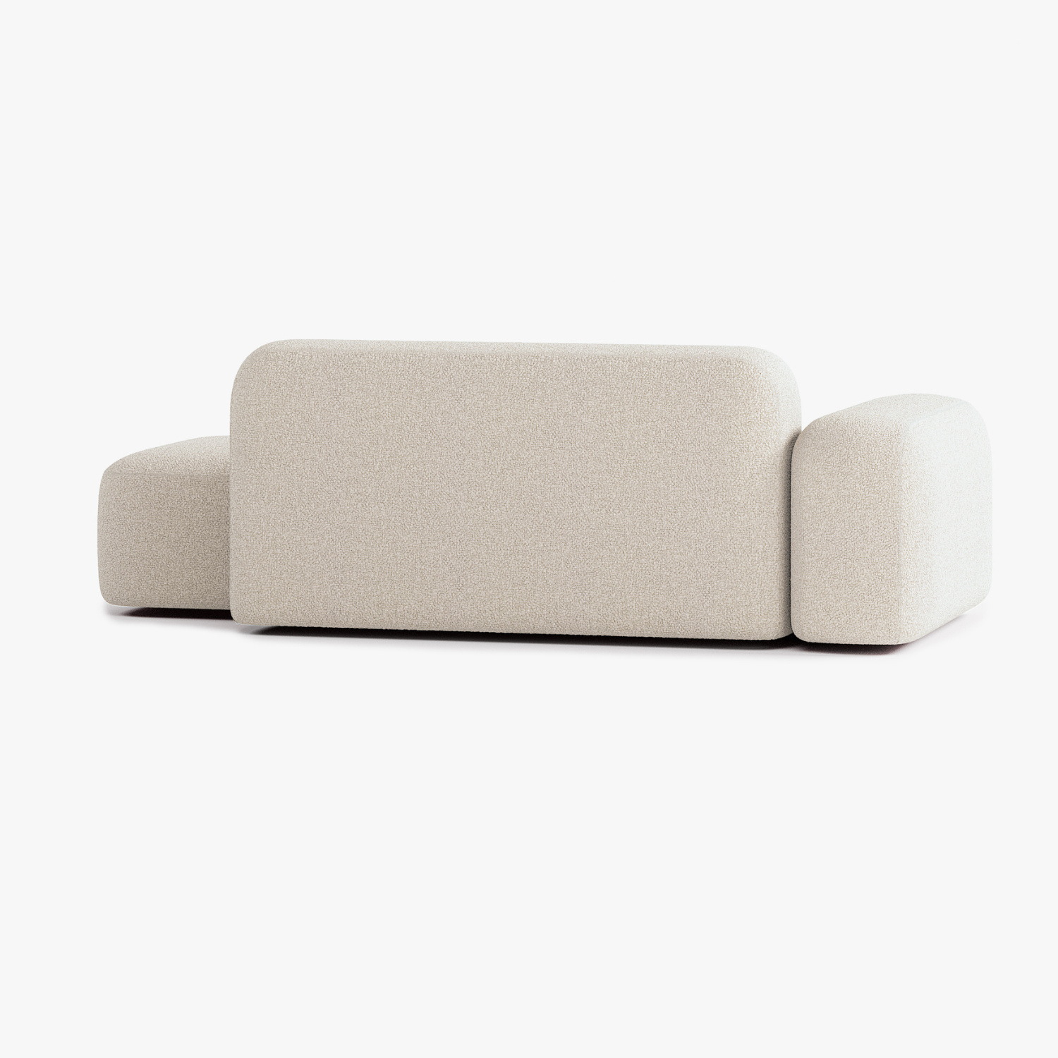 Canapé Max, Composition A12, 3 Places, Accoudoir à Gauche, Revêtement E2