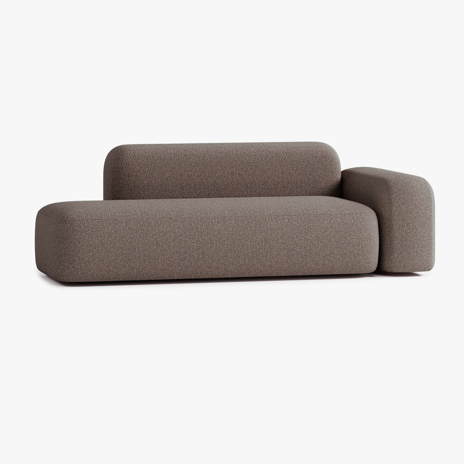 Max Sofa, Composition A12, 3 Seats, Right Armrest, Upholstery E5