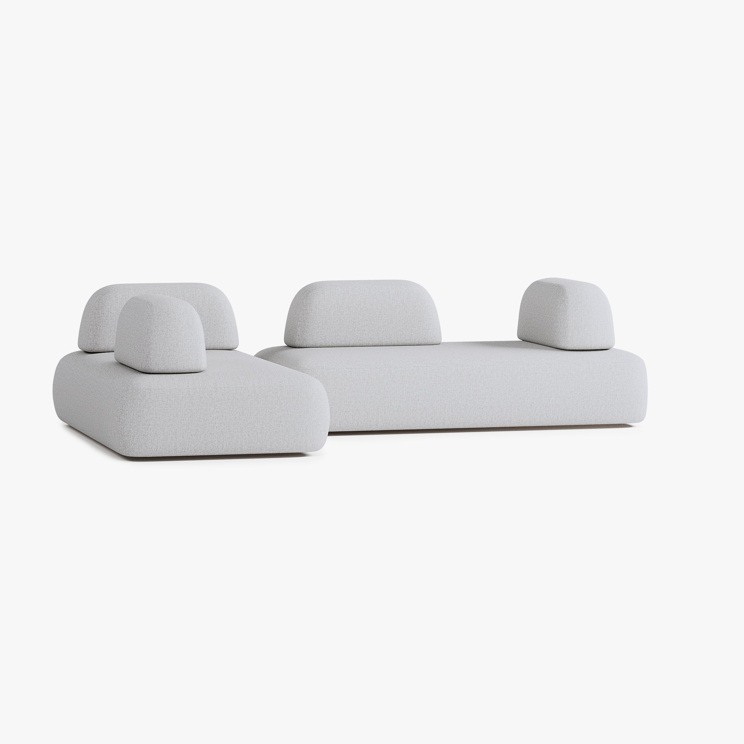 Sofa Dan, Zusammenstellung D5, 8 Plätze, Bezug S1