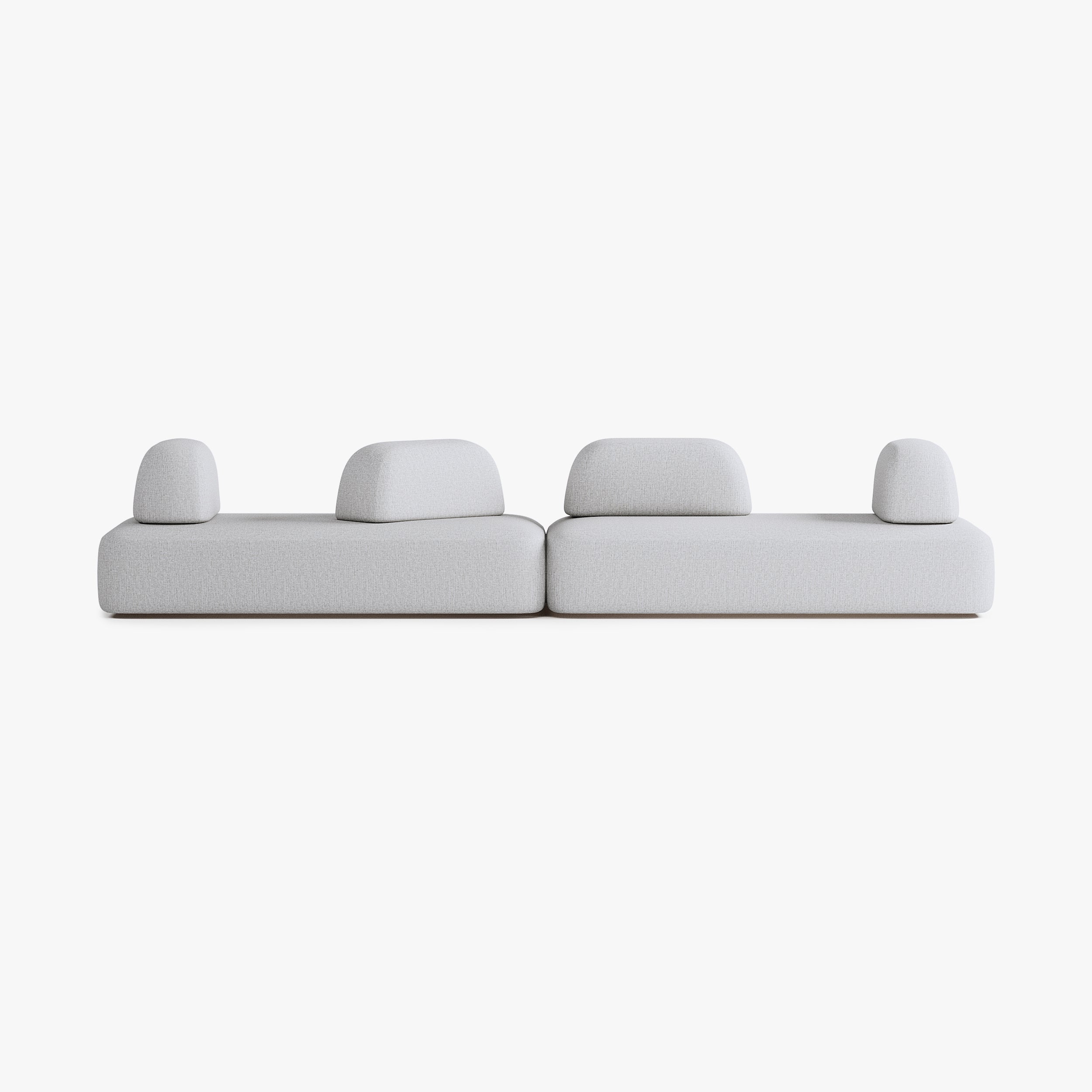 Sofa Dan, Zusammenstellung D5, 8 Plätze, Bezug S1