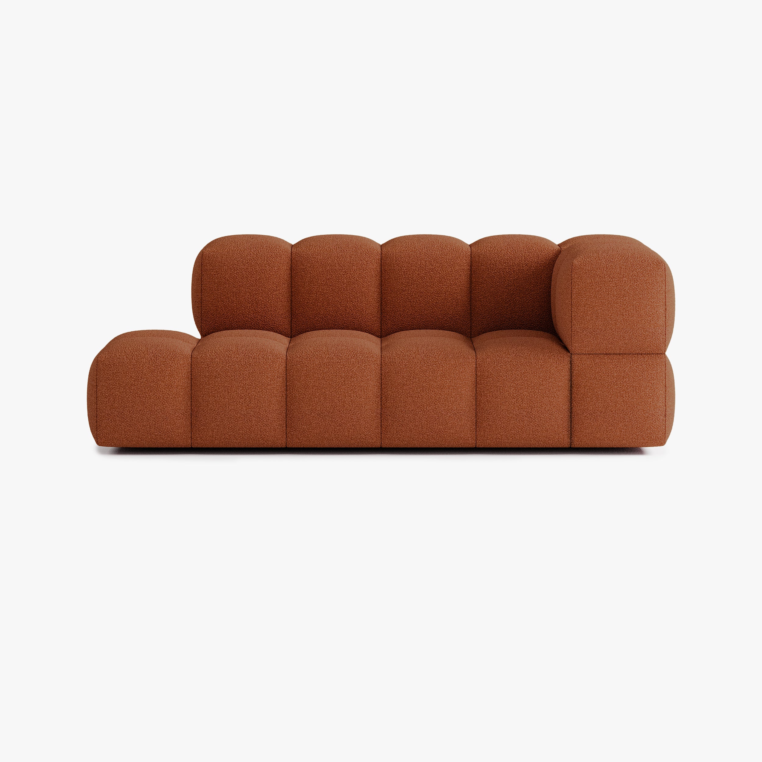 Sofa Leo, Zusammenstellung L4, 4 Plätze, Armlehne rechts, Bezug E10