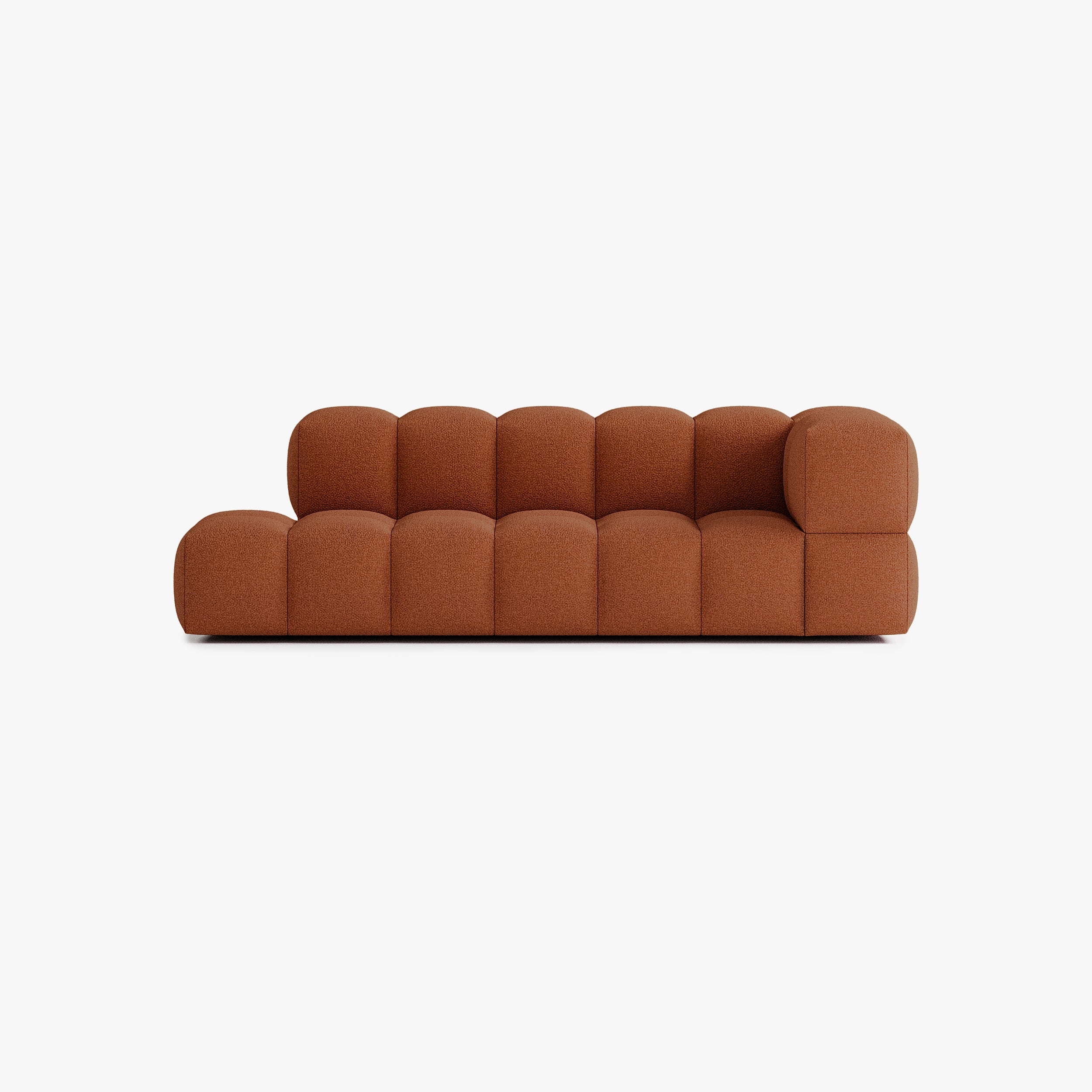 Leo Sofa, Composition L4, 5 Seats, Right Armrest, Upholstery E10