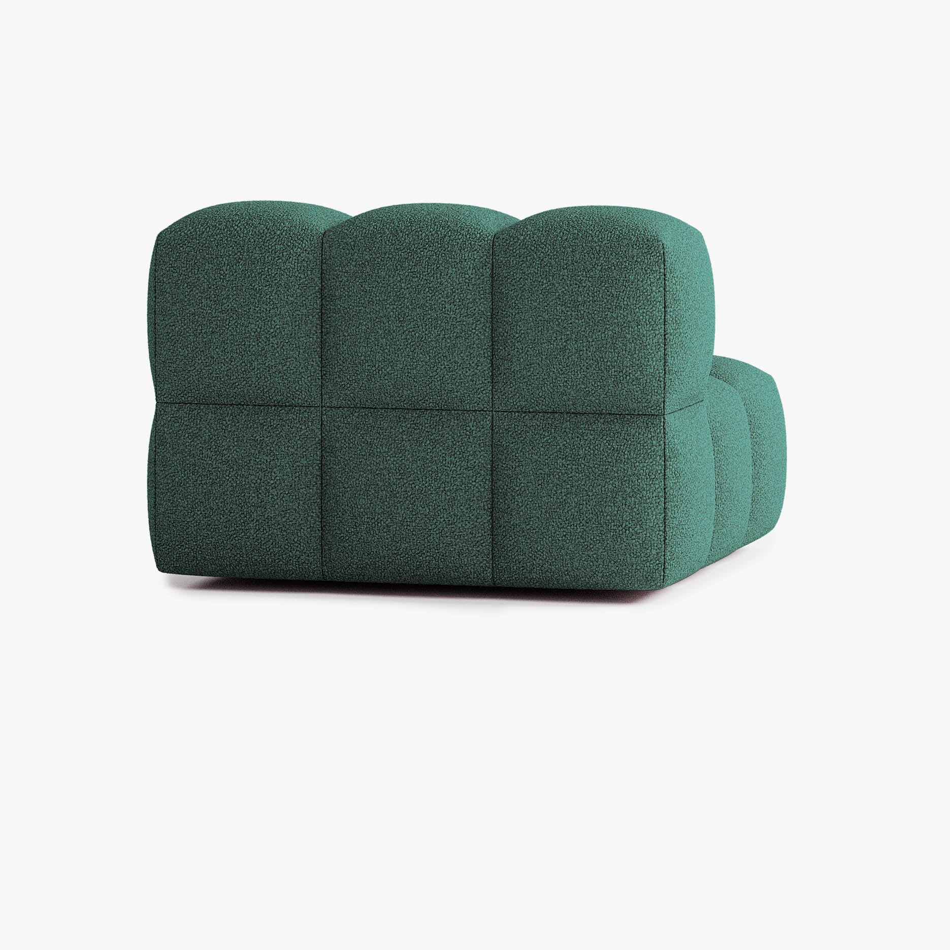 Sofa Leo, Zusammenstellung L2, 2 Plätze, Bezug E12