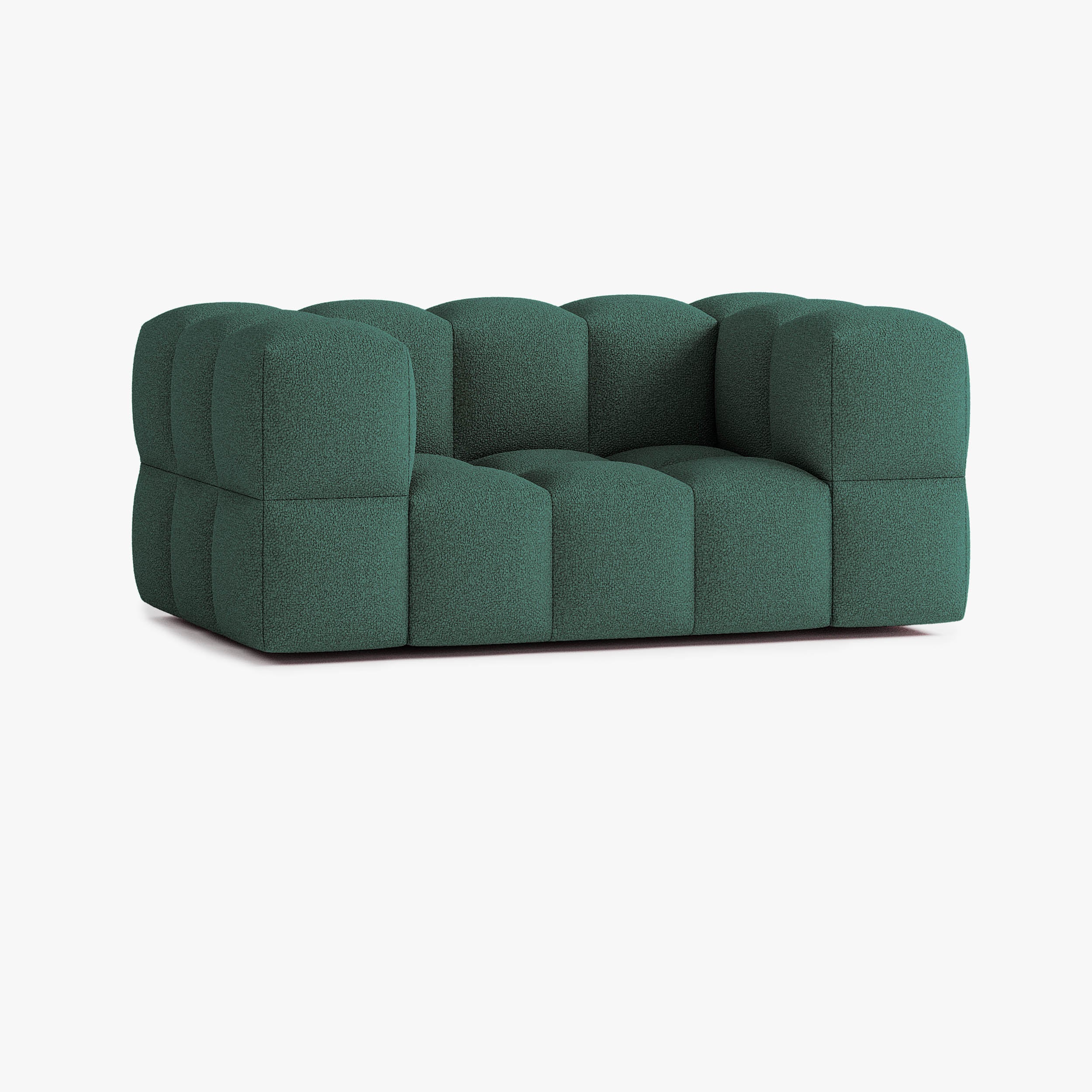 Leo Sofa, Composition L3, 2 Seats, Upholstery E12