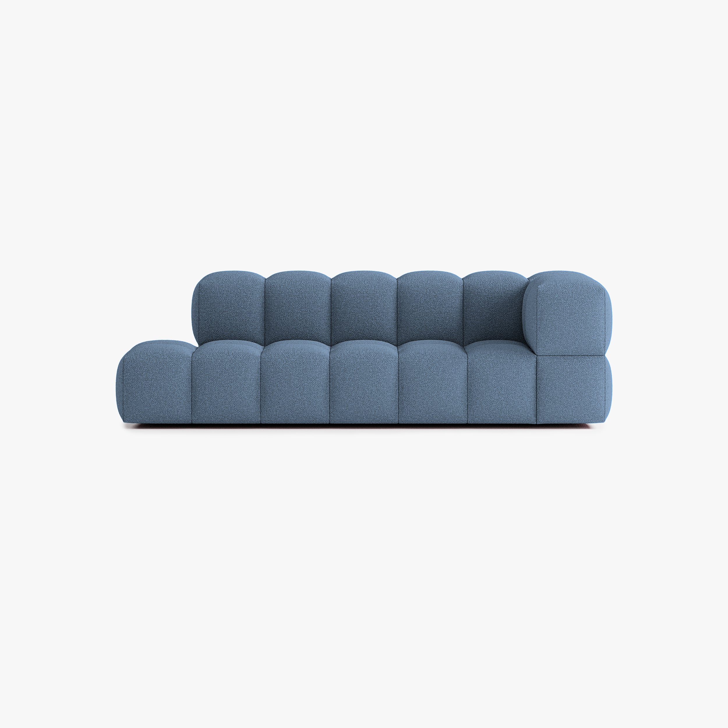 Leo Sofa, Composition L4, 5 Seats, Right Armrest, Upholstery E15