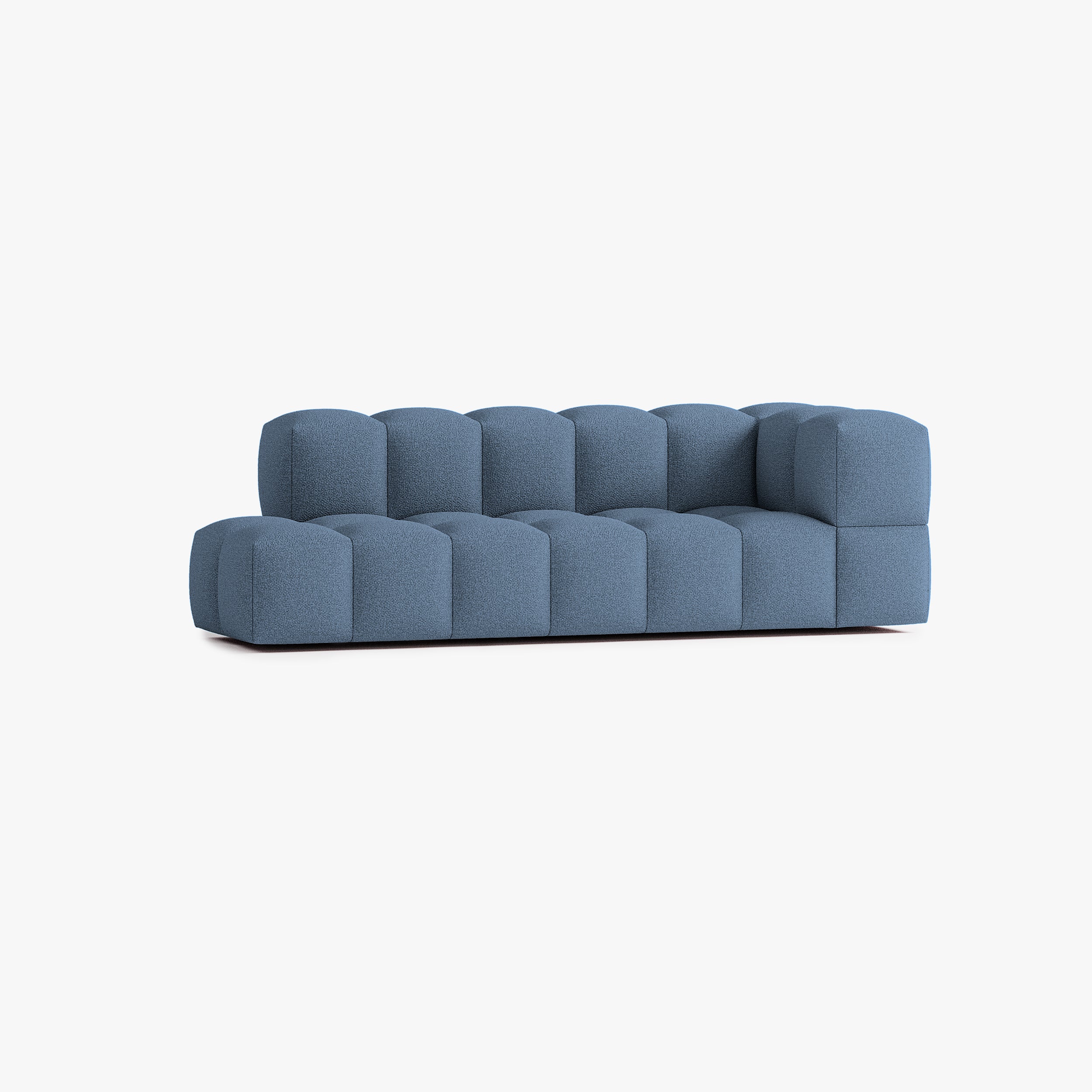 Leo Sofa, Composition L4, 5 Seats, Right Armrest, Upholstery E15