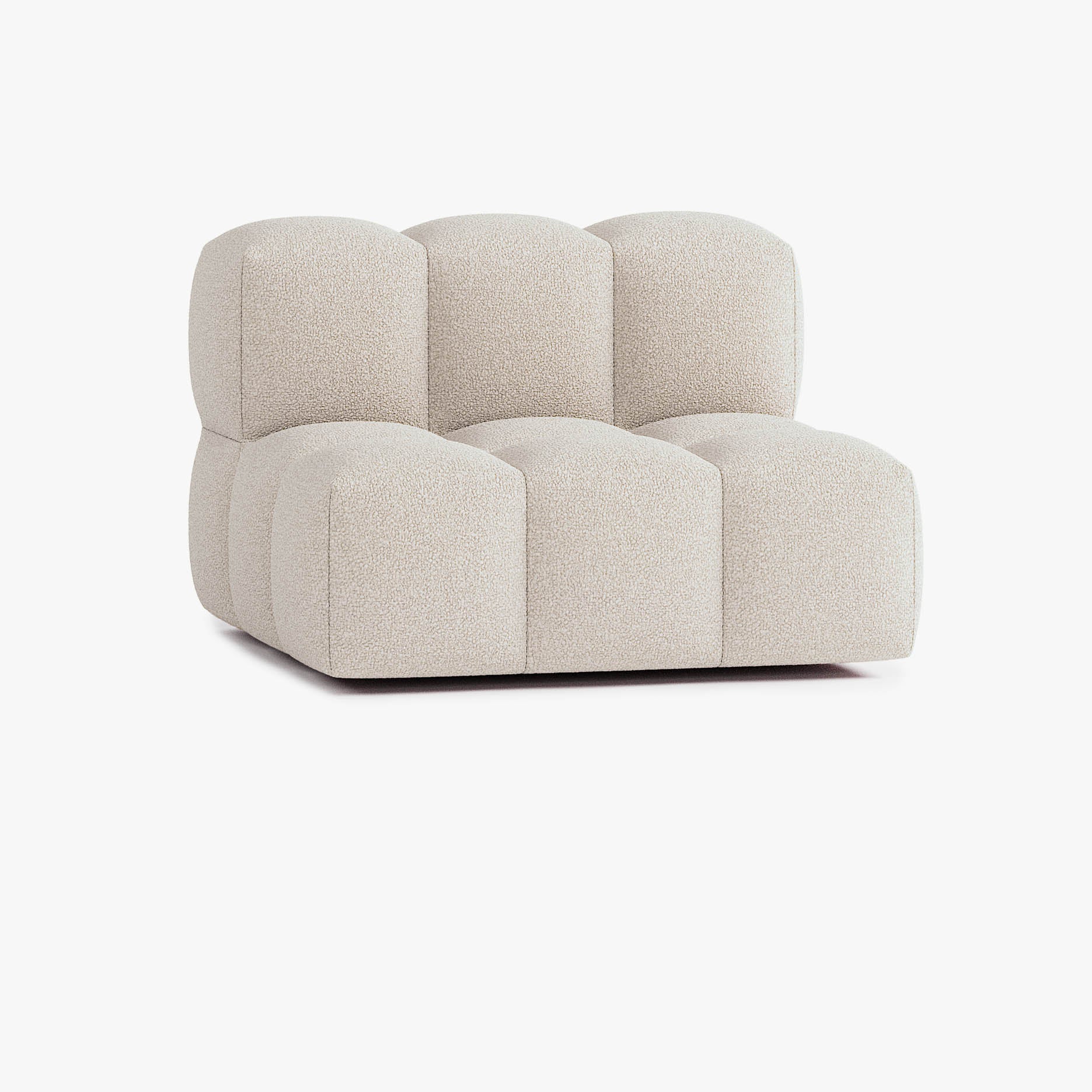 Leo Sofa, Composition L2, 2 Seats, Upholstery E2