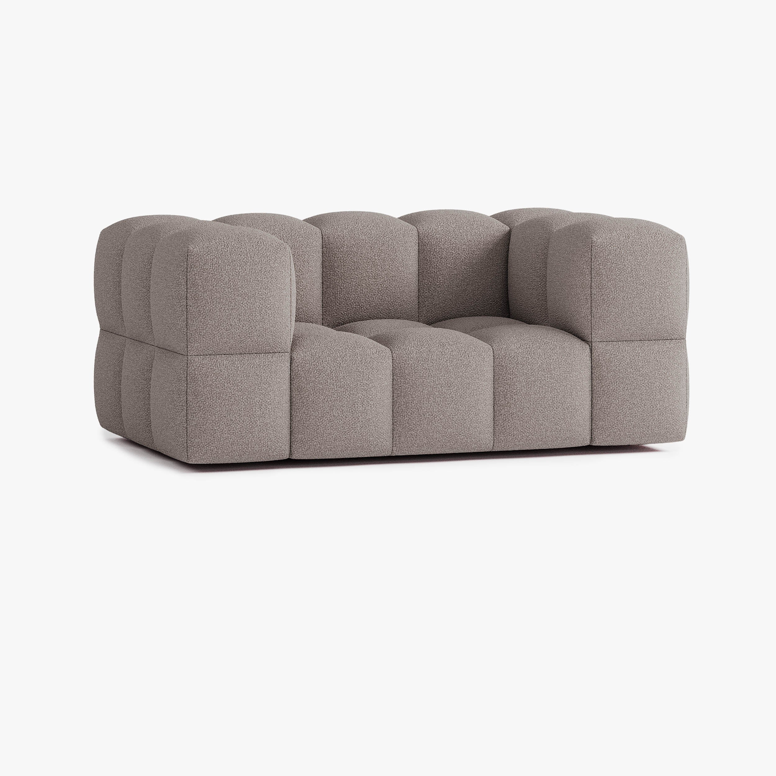 Leo Sofa, Composition L3, 2 Seats, Upholstery E4