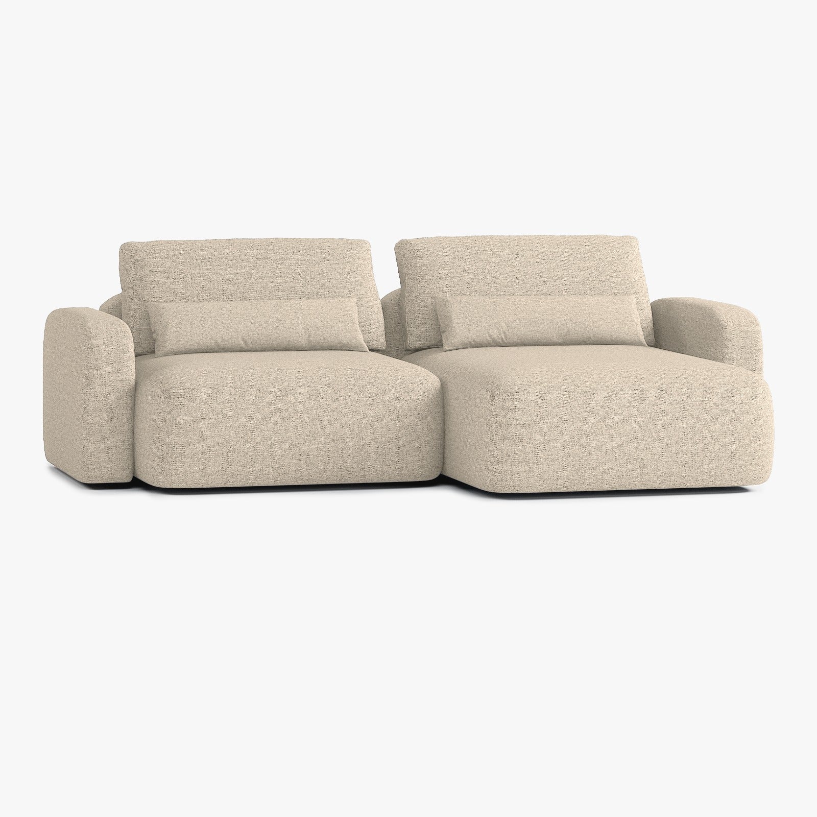 Tom Sofa, Composition T2, Right Chaise, Upholstery Q2
