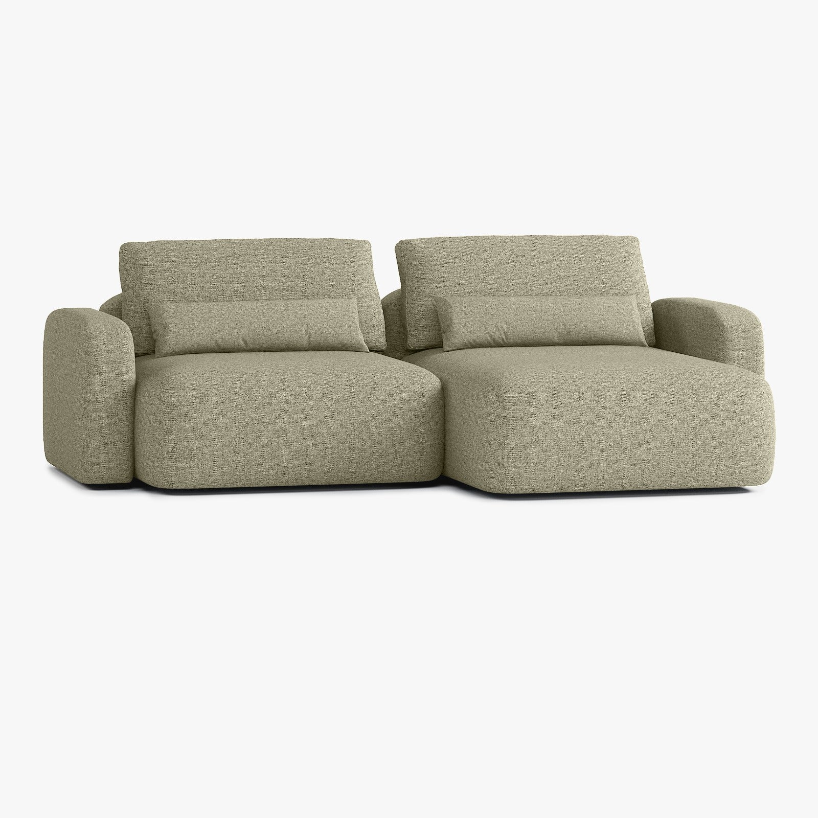 Tom Sofa, Composition T2, Right Chaise, Upholstery Q6
