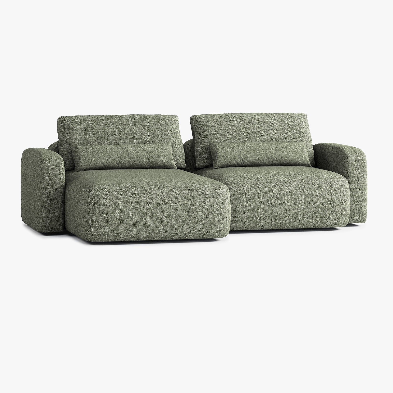 Tom Sofa, Composition T2, Left Chaise, Upholstery Q7