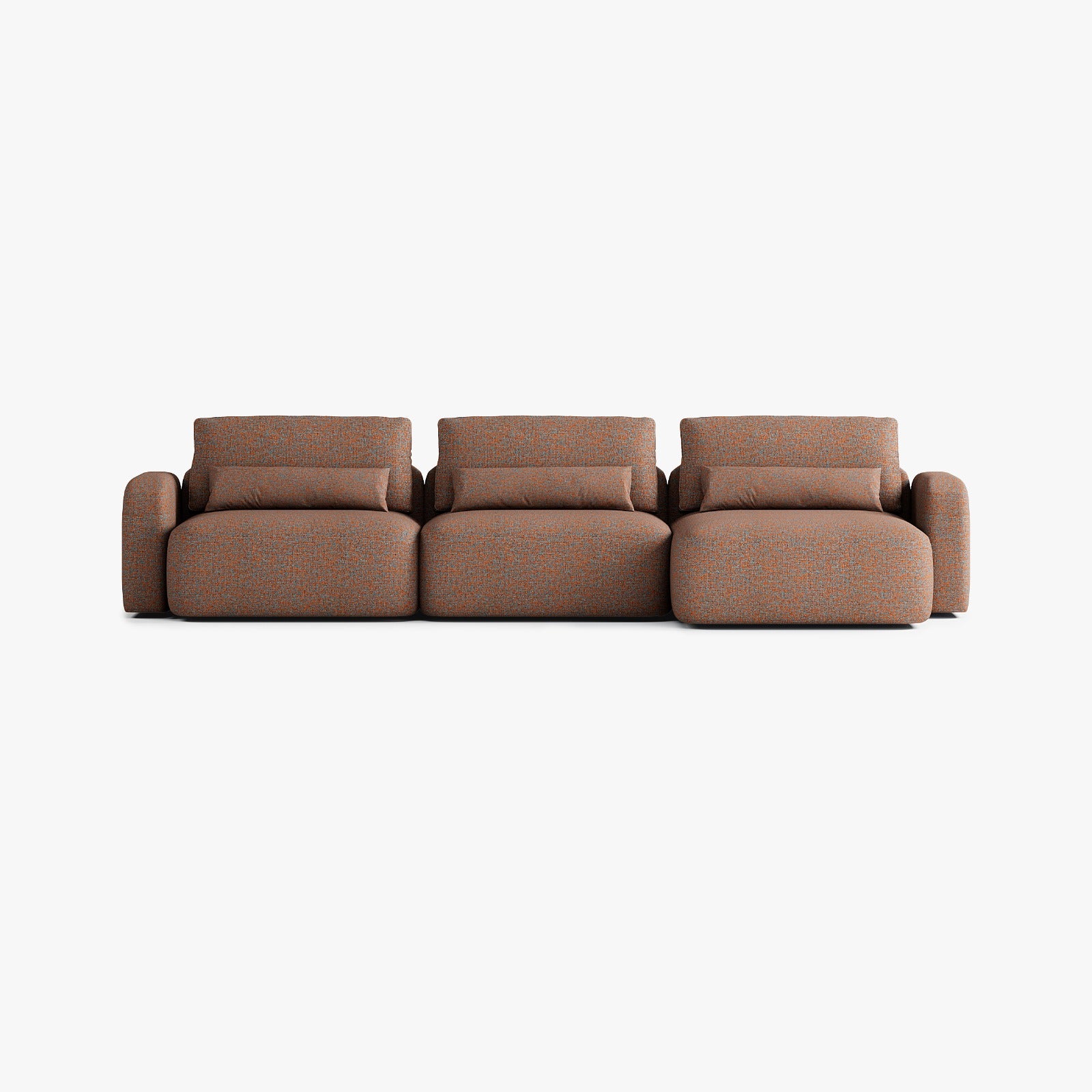 Sofa Tom, Zusammenstellung T4, Chaiselongue rechts, Bezug Q10