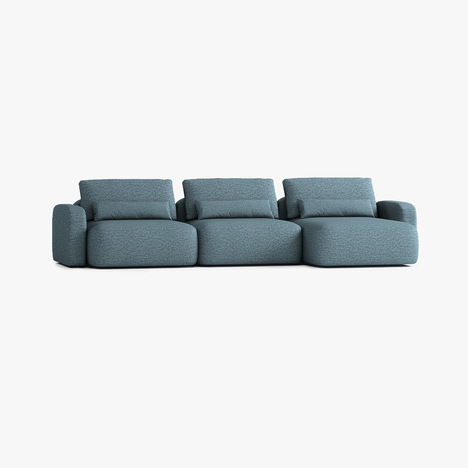 Sofa Tom, Zusammenstellung T4, Chaiselongue rechts, Bezug Q12