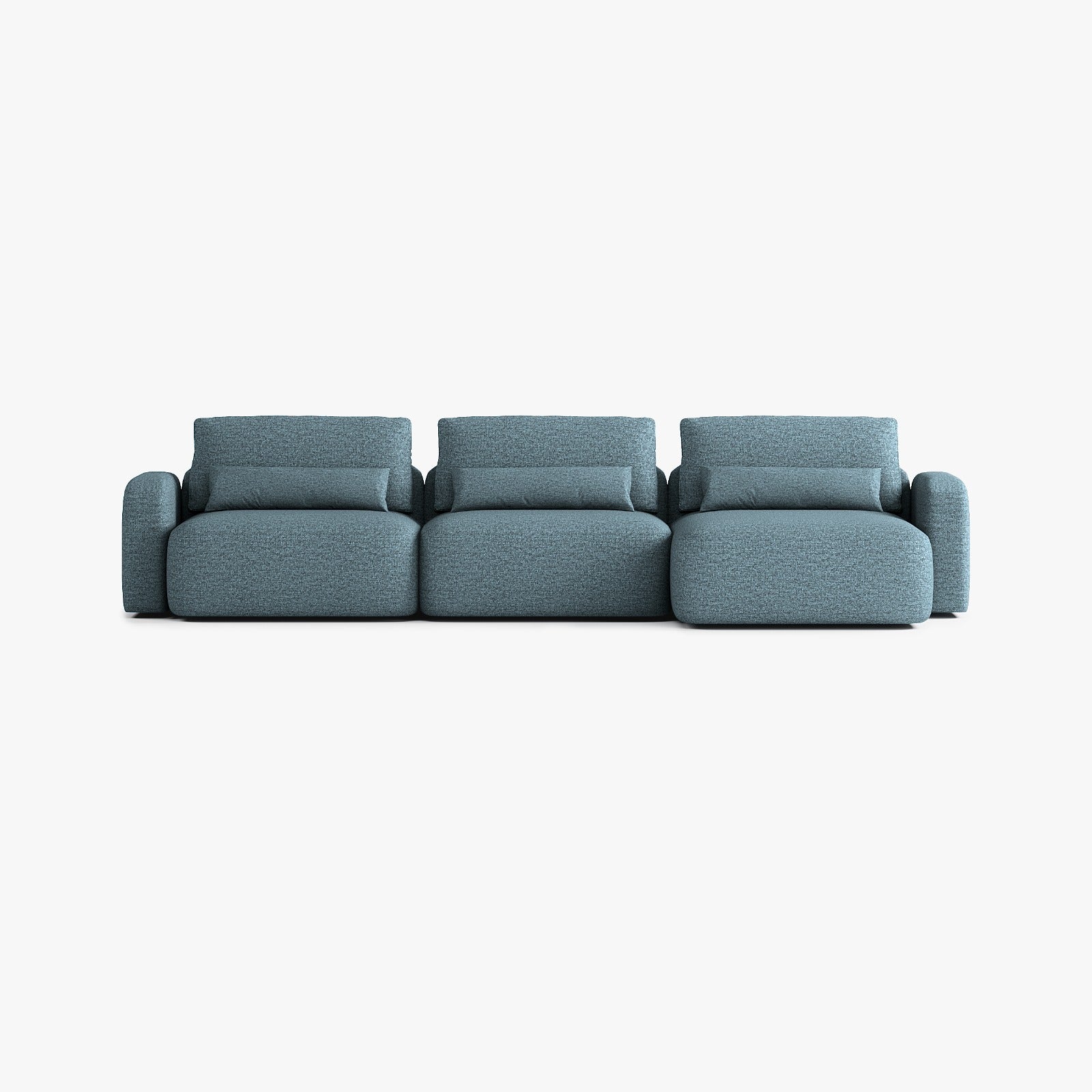 Sofa Tom, Zusammenstellung T4, Chaiselongue rechts, Bezug Q12