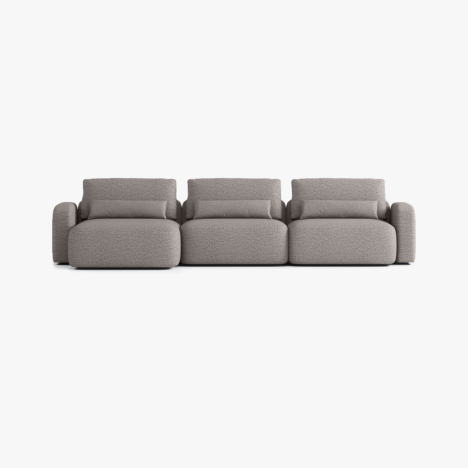 Sofa Tom, Zusammenstellung T4, Chaiselongue links, Bezug Q15
