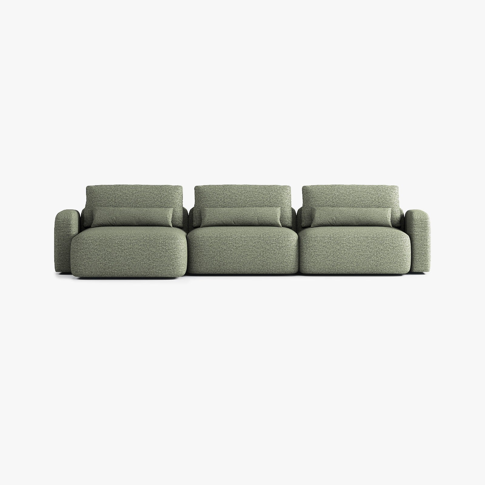 Sofa Tom, Zusammenstellung T4, Chaiselongue links, Bezug Q7