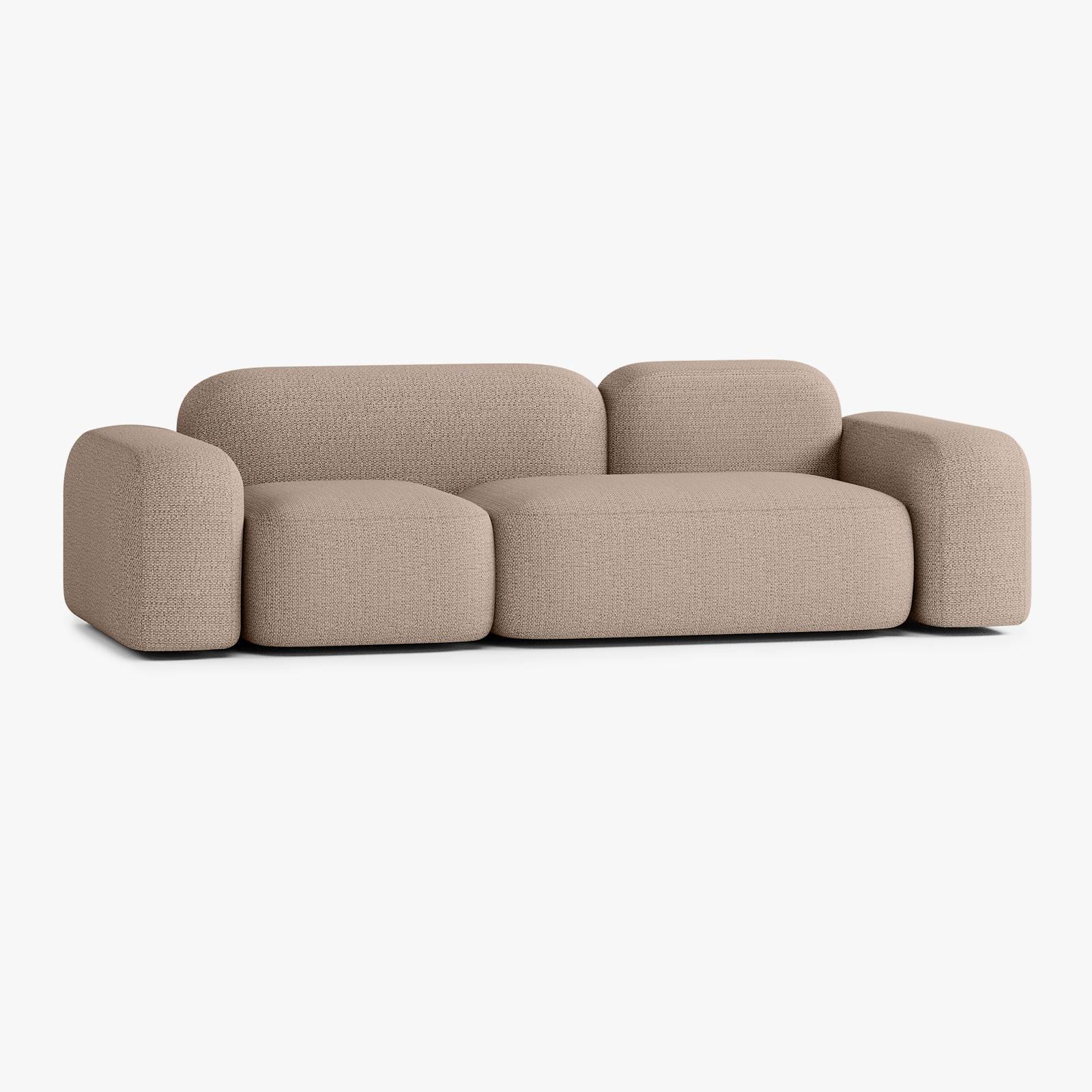 Max Sofa, Composition A11, 3 Seats, Upholstery V3