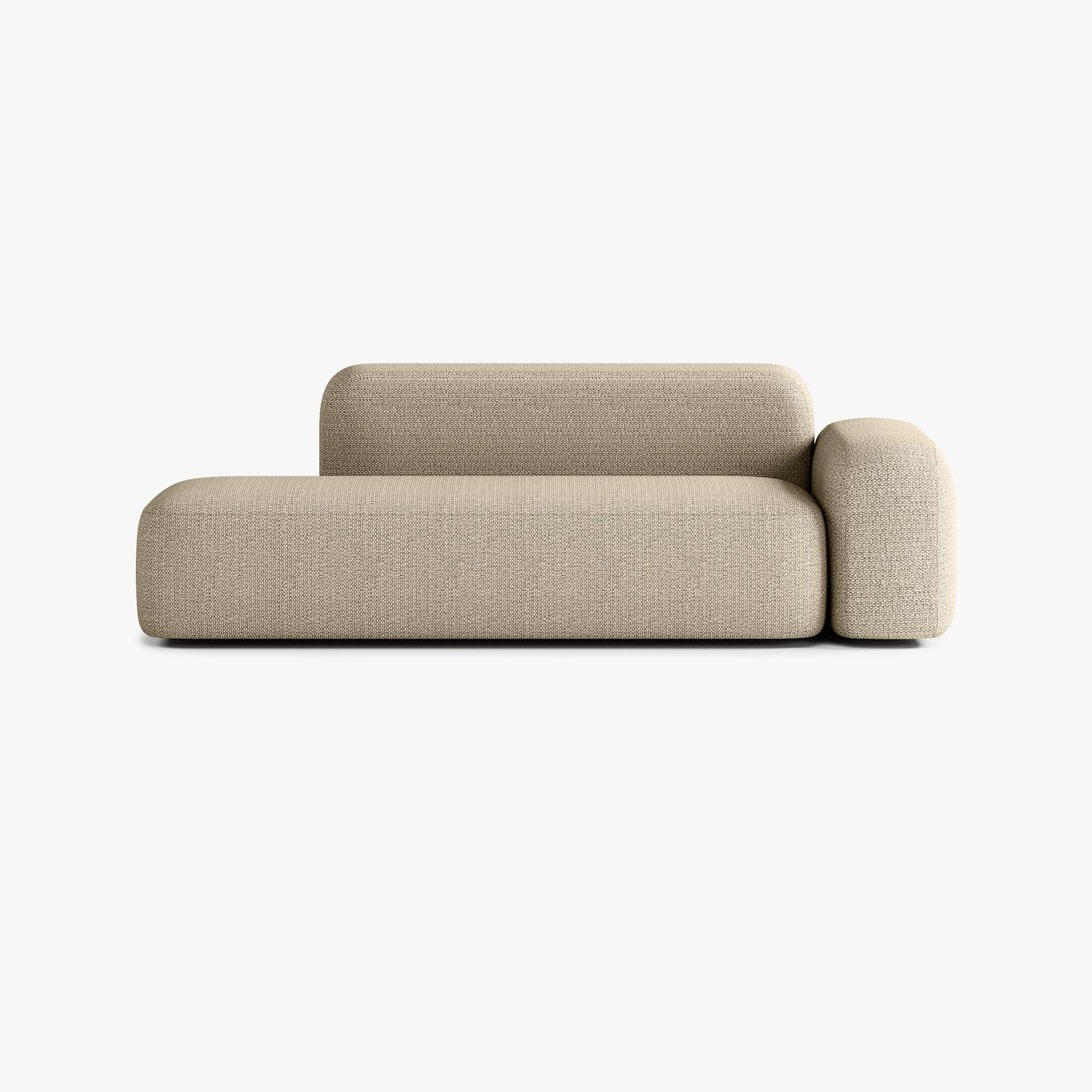 Max Sofa, Composition A12, 3 Seats, Right Armrest, Upholstery V1