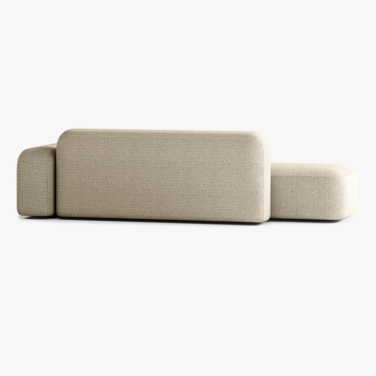 Max Sofa, Composition A12, 4 Seats, Right Armrest, Upholstery V1