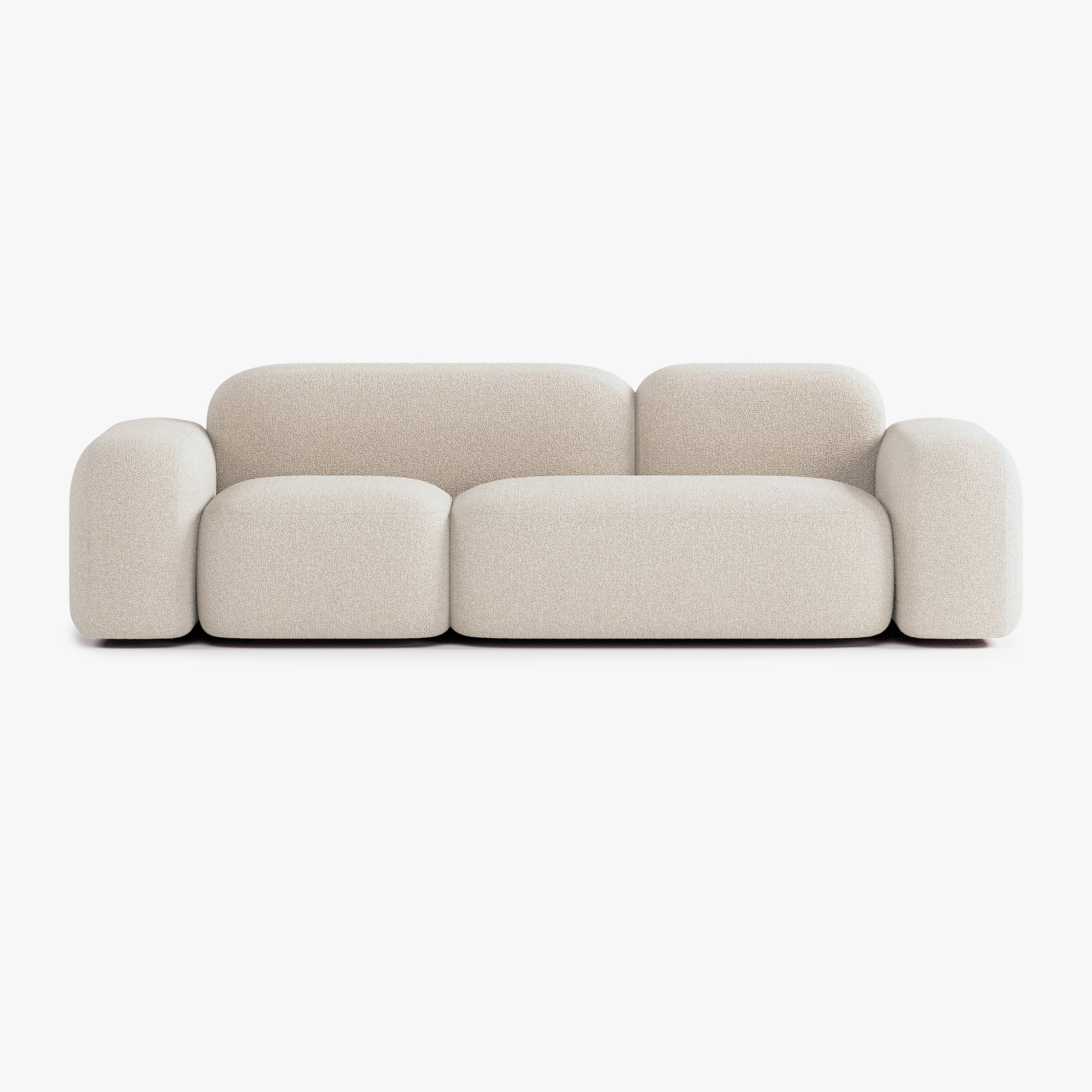 Divano Max, Composizione A11, 3 Posti, Rivestimento E2