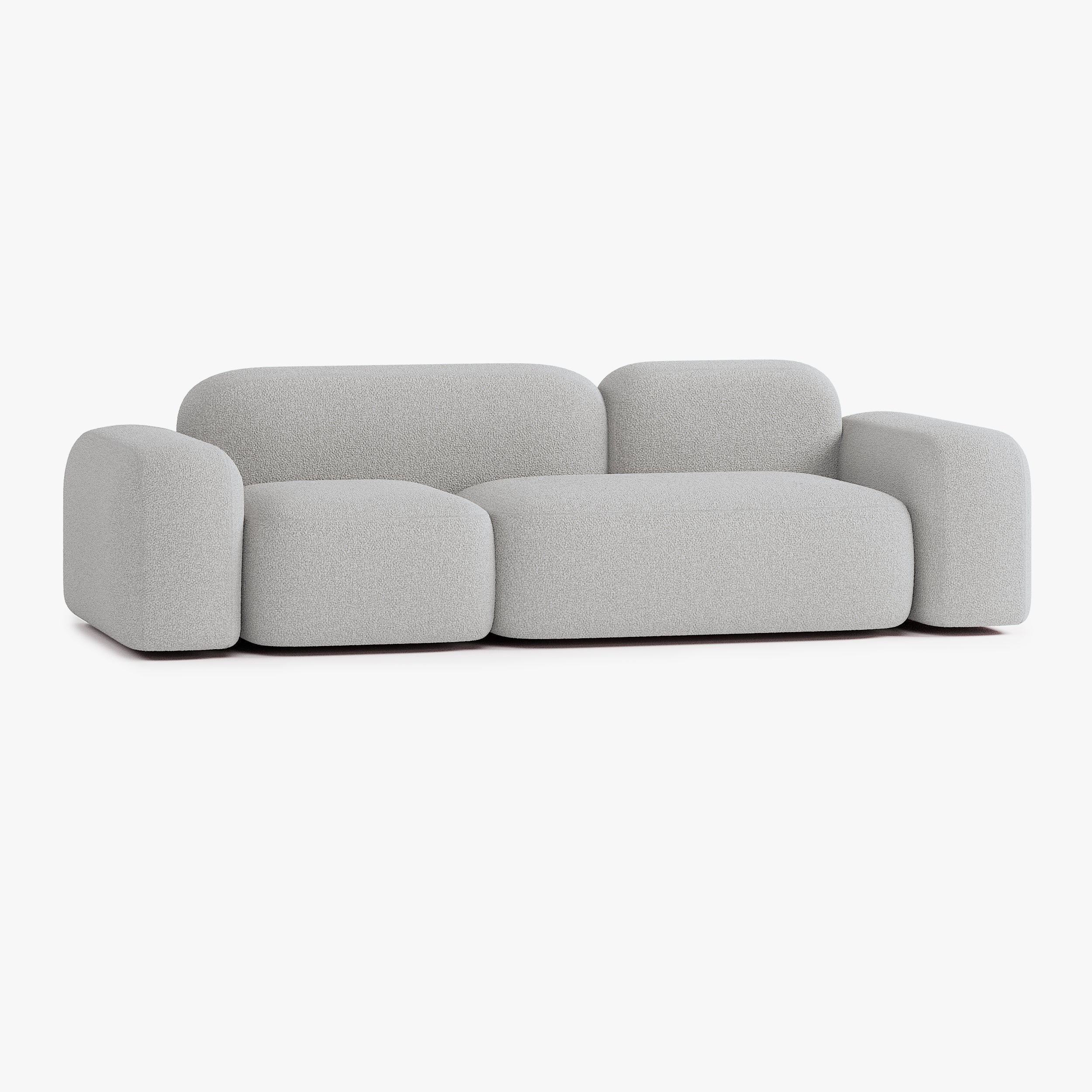 Max Sofa, Composition A11, 3 Seats, Upholstery E7