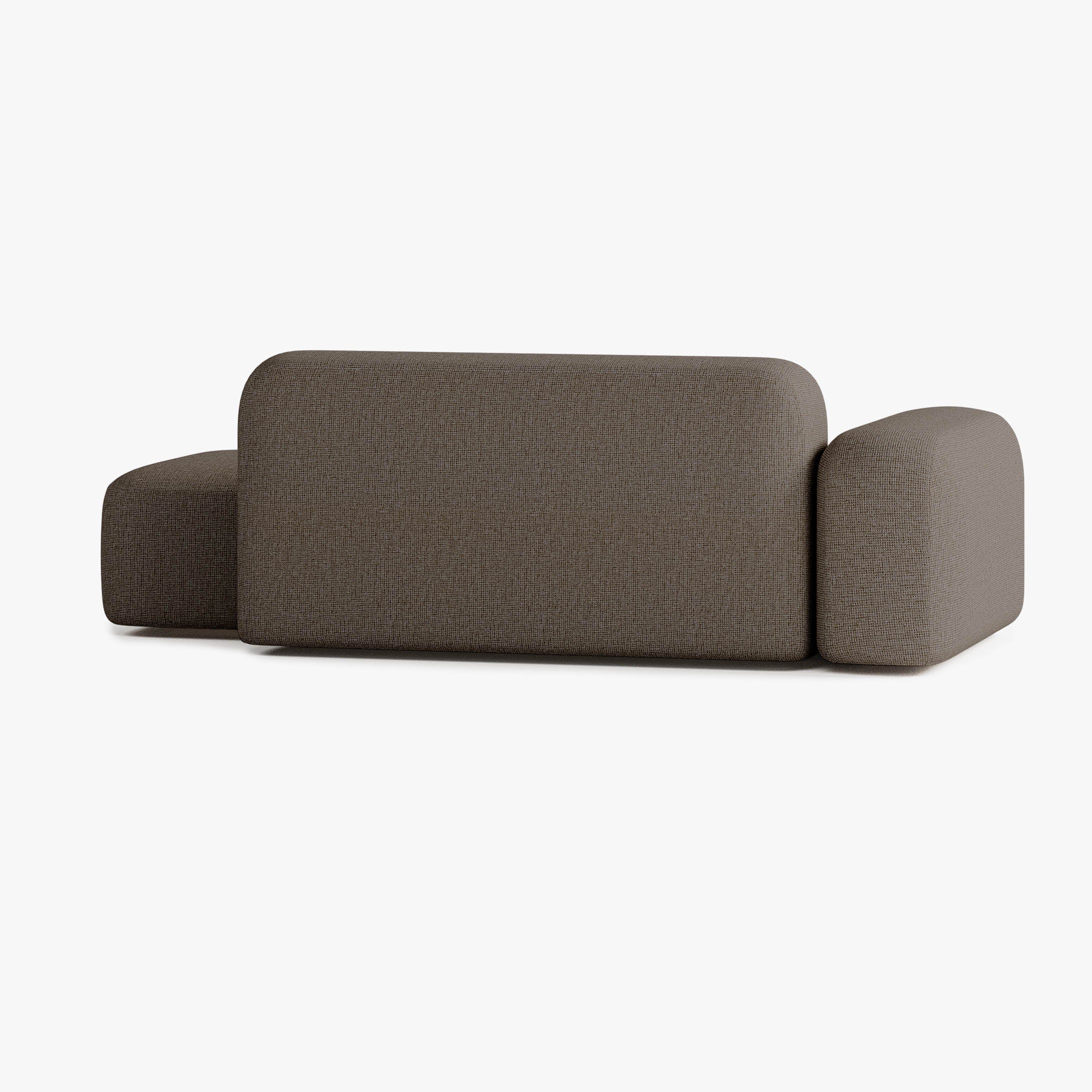 Max Sofa, Composition A12, 3 Seats, Left Armrest, Upholstery S10