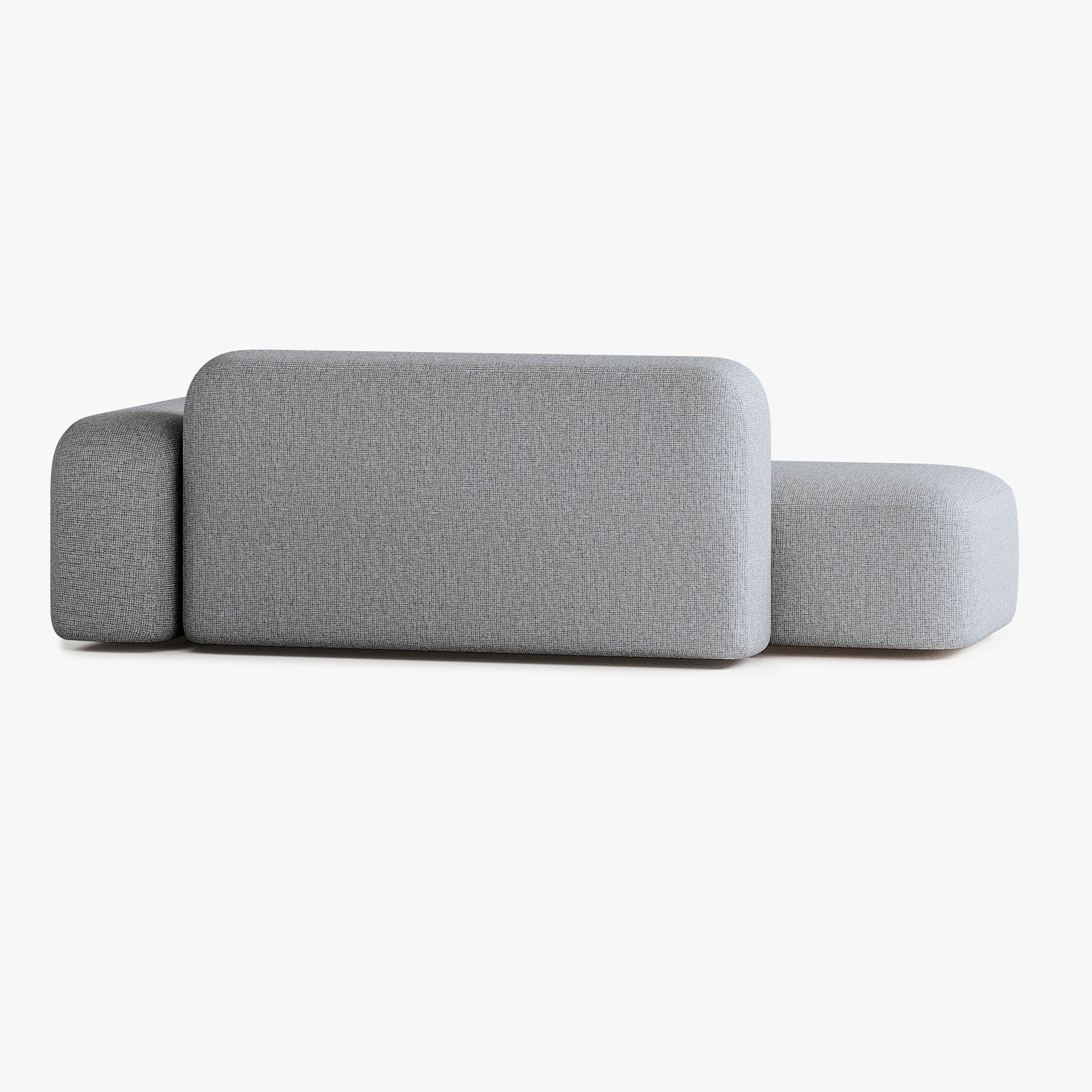 Max Sofa, Composition A12, 3 Seats, Right Armrest, Upholstery S13