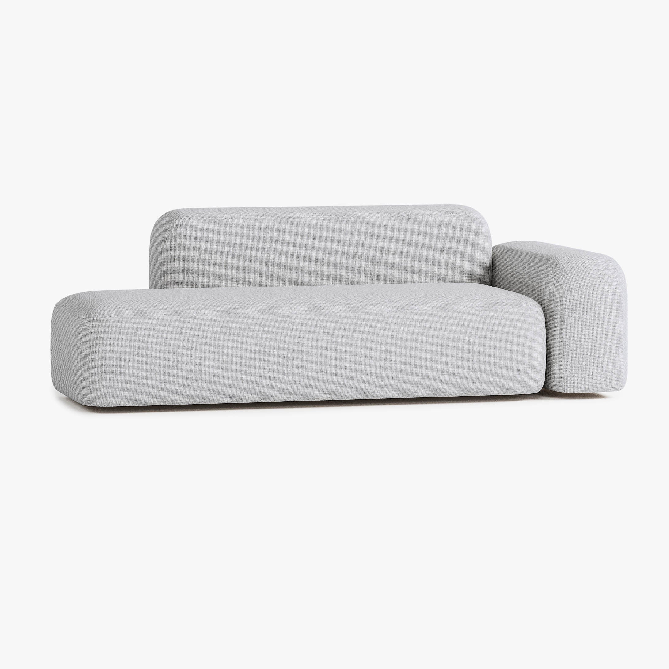 Max Sofa, Composition A12, 3 Seats, Right Armrest, Upholstery S1