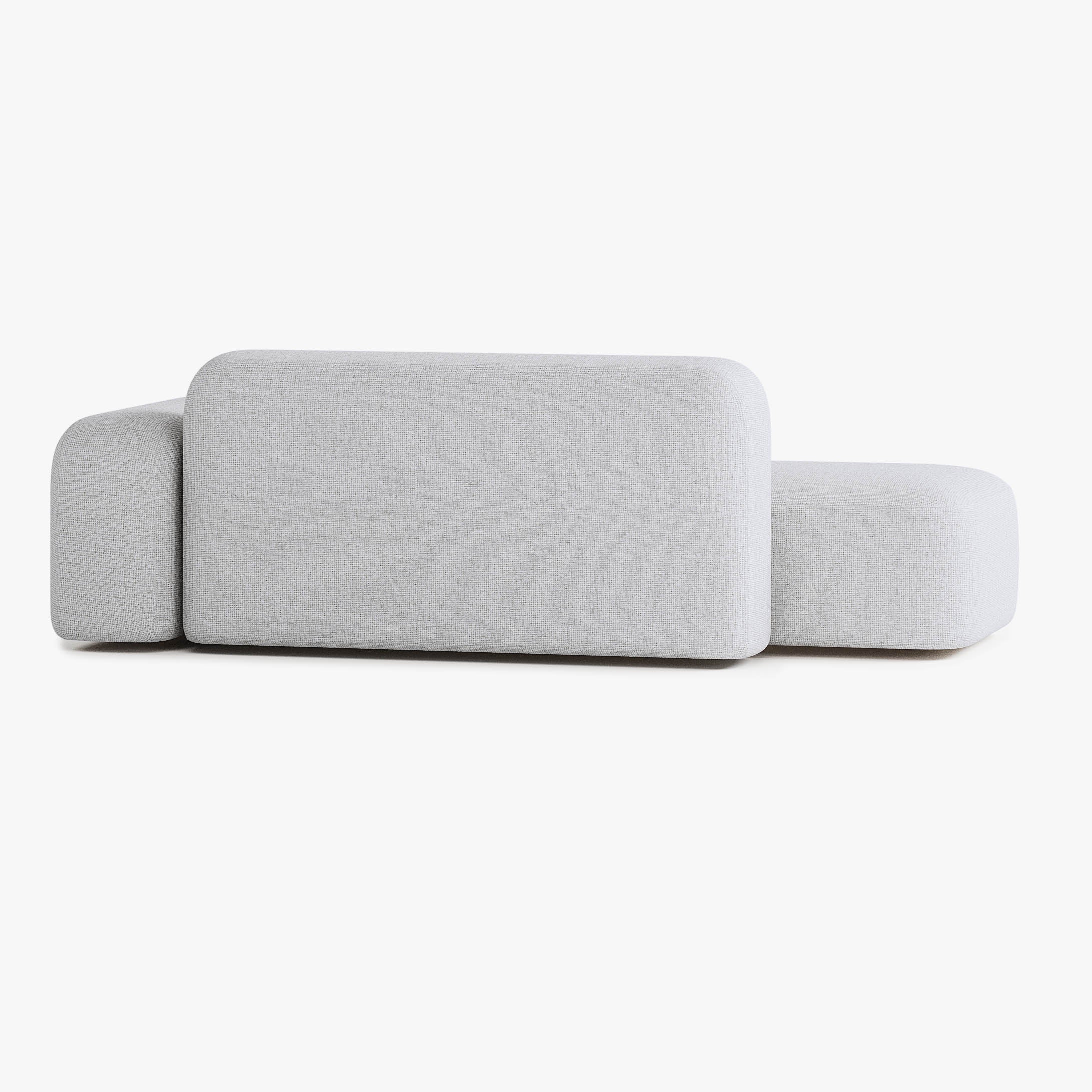 Max Sofa, Composition A12, 3 Seats, Right Armrest, Upholstery S1