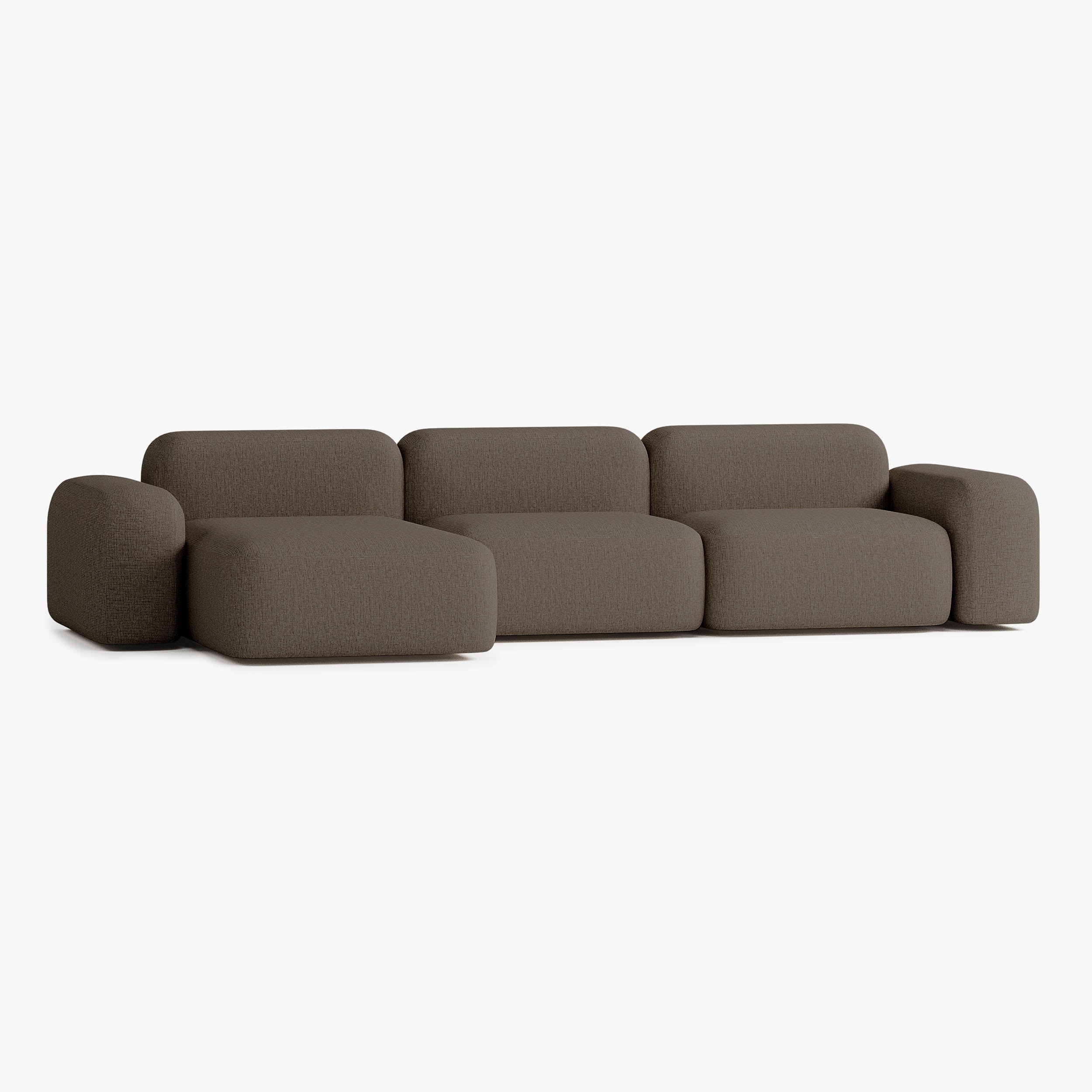 Max Sofa, Composition A15, Left Chaise, Upholstery S10