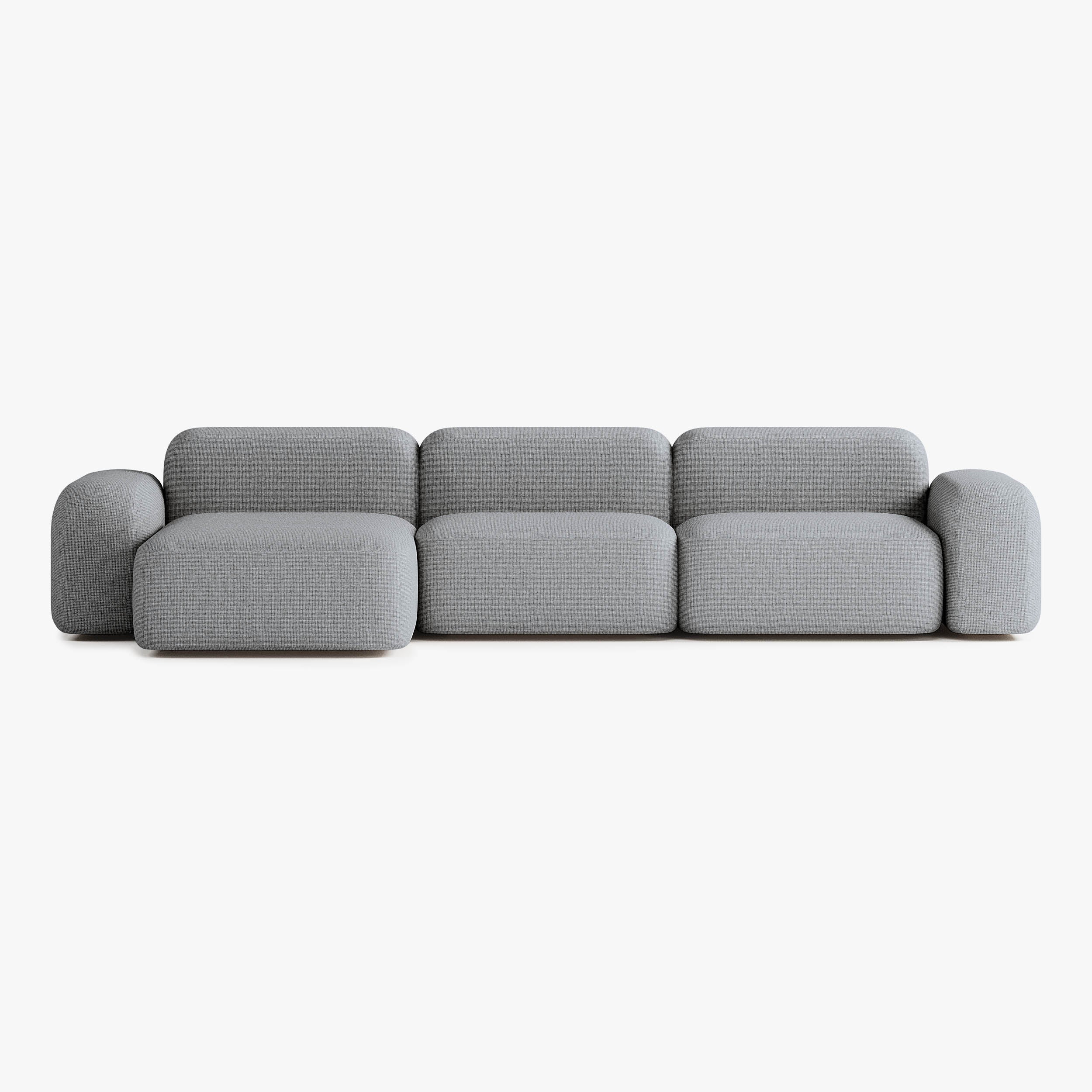 Sofa Max, Zusammenstellung A15, Chaiselongue links, Bezug S13