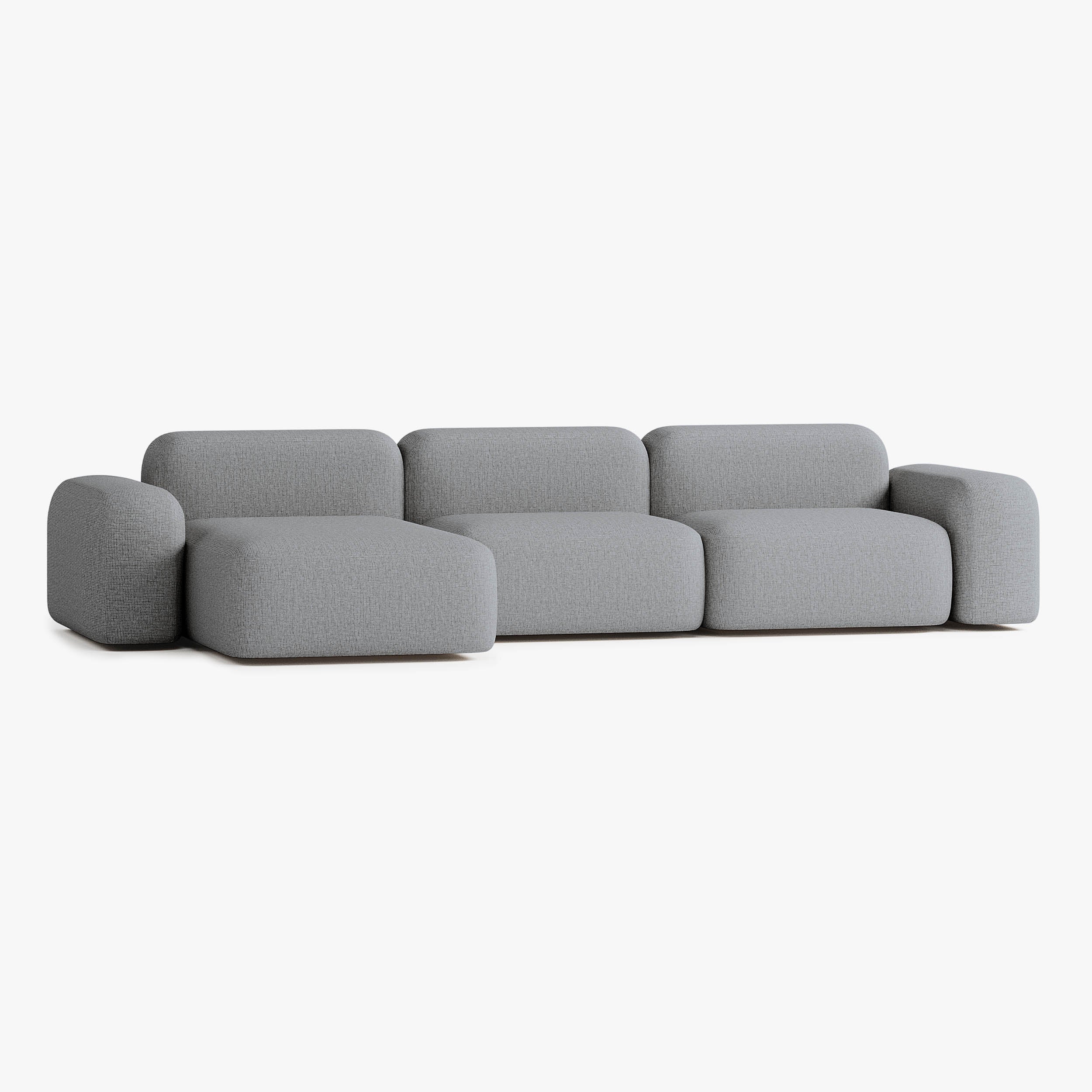 Sofa Max, Zusammenstellung A15, Chaiselongue links, Bezug S13