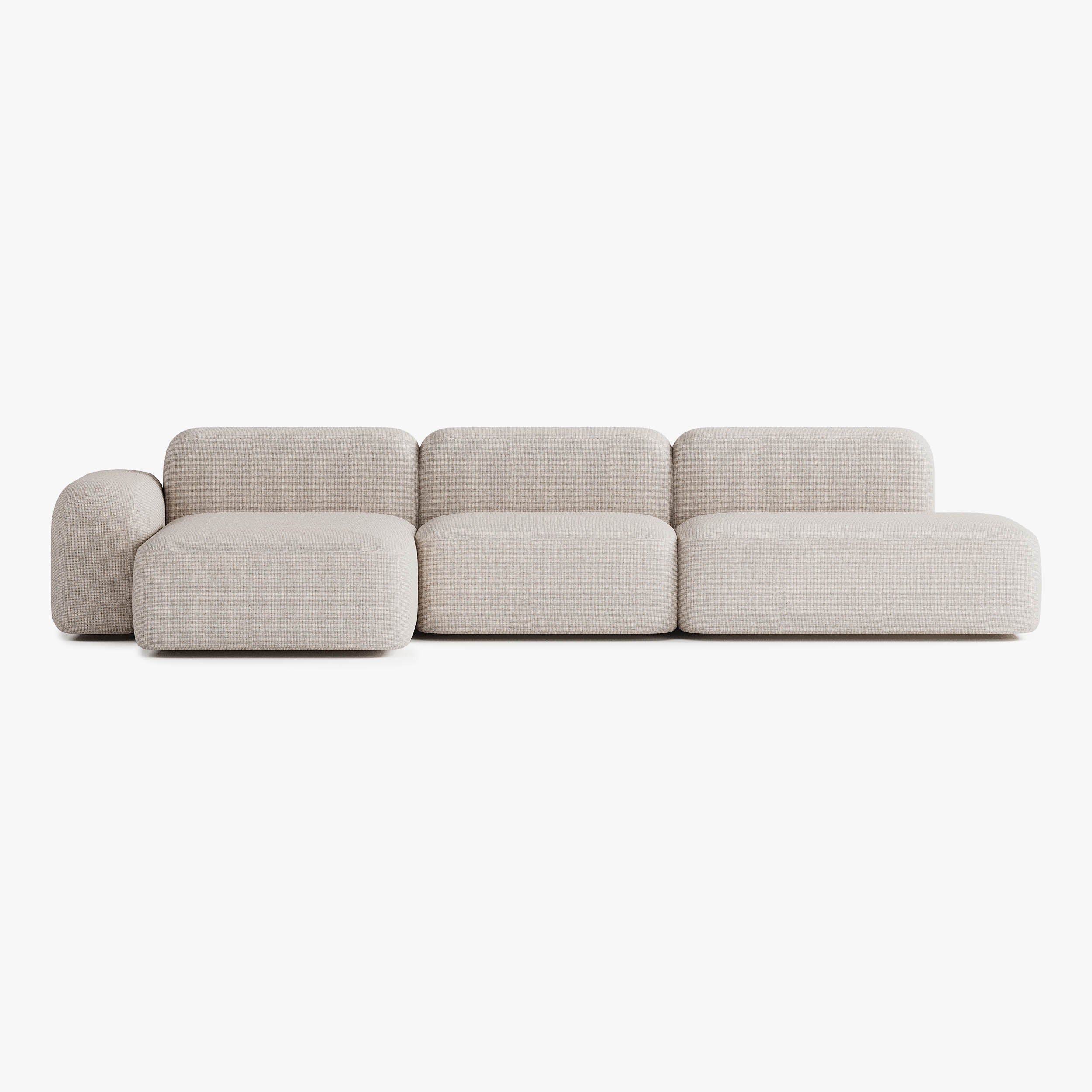 Max Sofa, Composition A16, Left Chaise, Upholstery S12