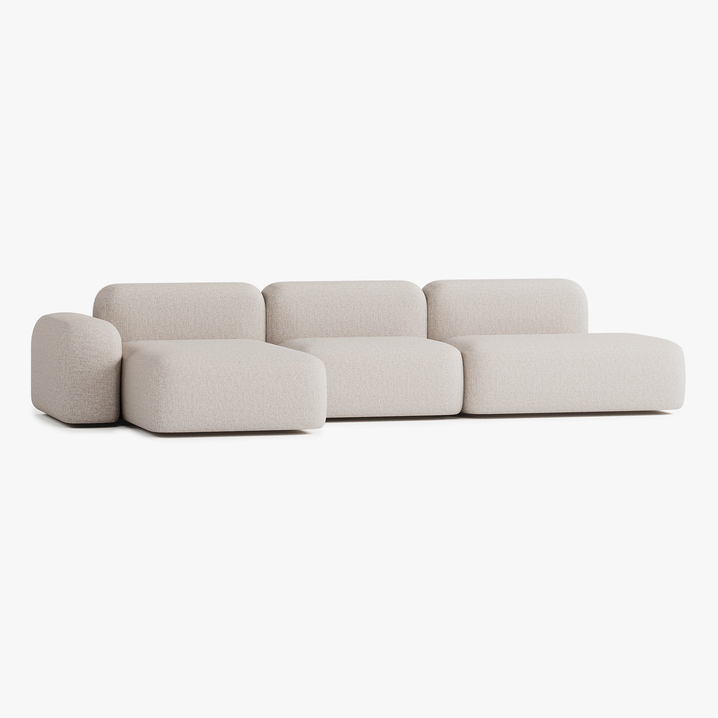 Max Sofa, Composition A16, Left Chaise, Upholstery S12
