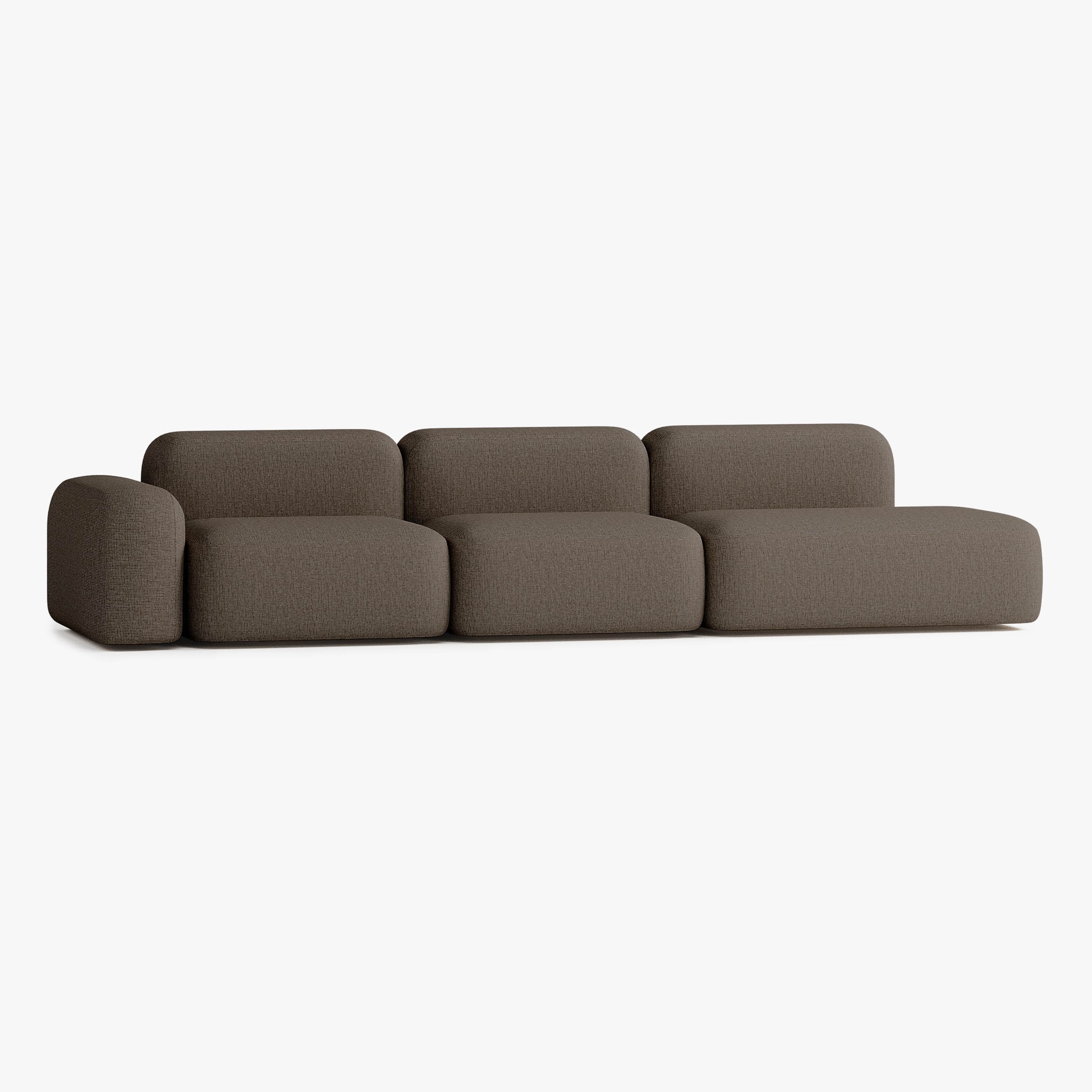 Max Sofa, Composition A17, Left Armrest, Upholstery S10