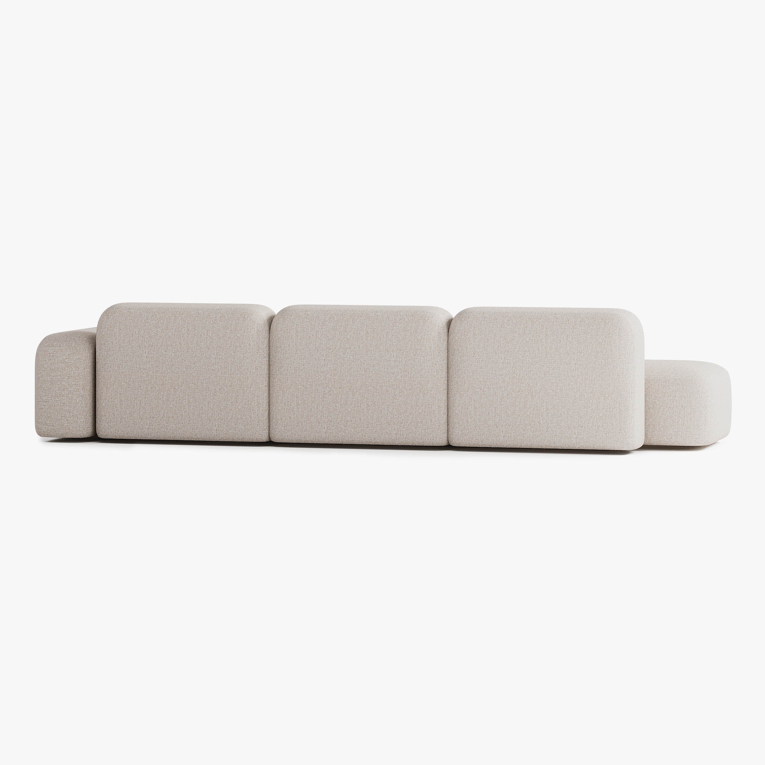 Max Sofa, Composition A17, Right Armrest, Upholstery S12