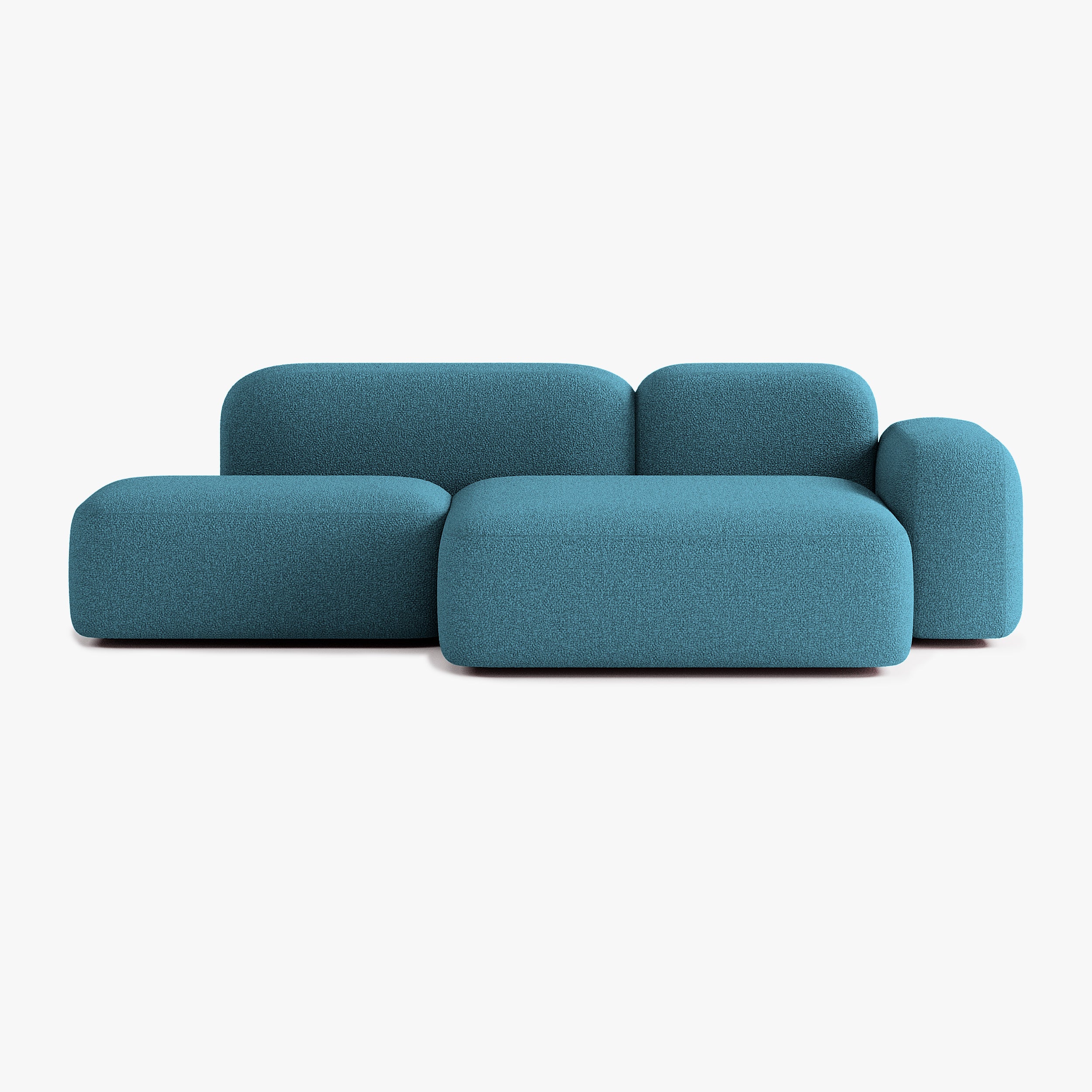 Max Sofa, Composition A18, 3 Seats, Right Chaise, Upholstery E14