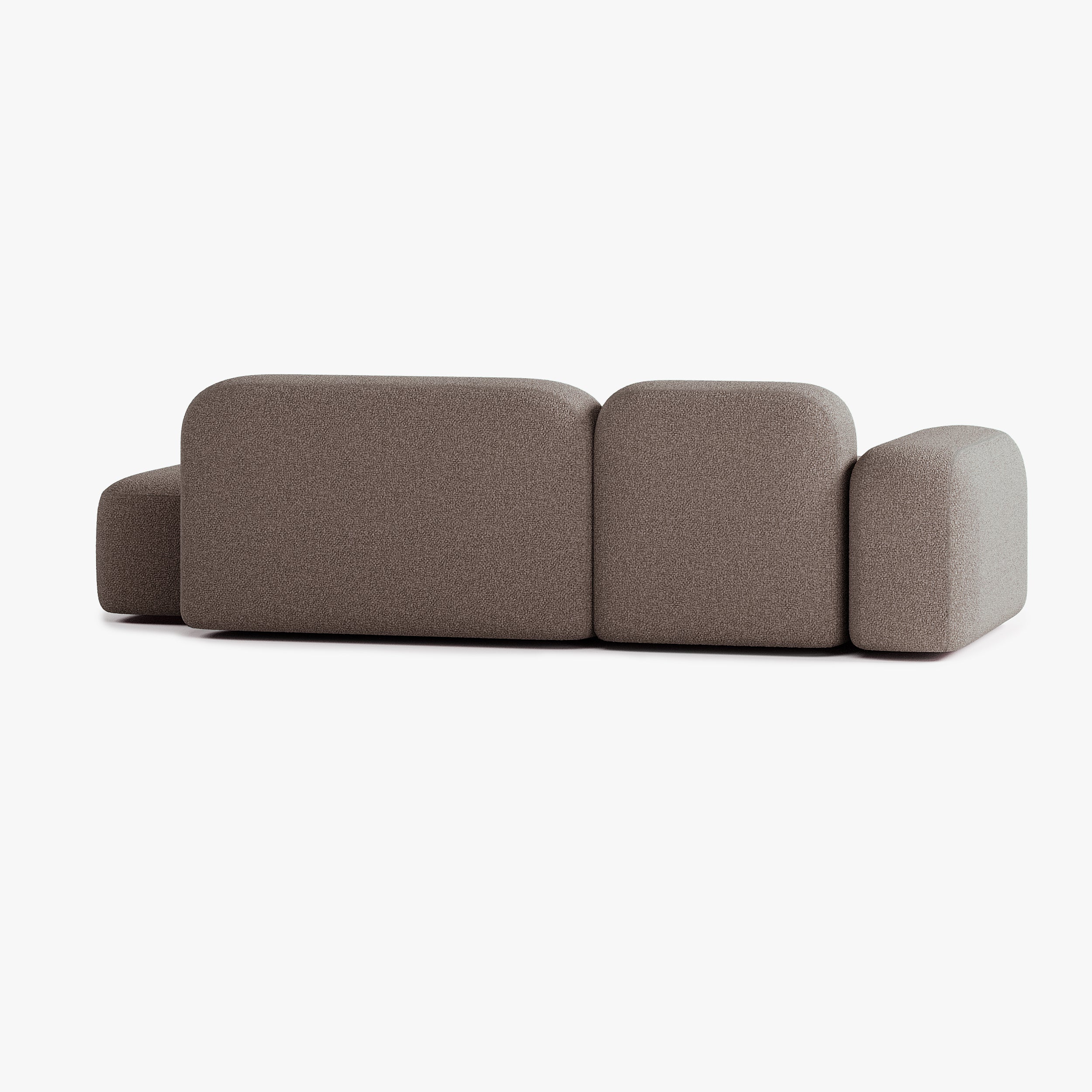 Max Sofa, Composition A18, 3 Seats, Left Chaise, Upholstery E5