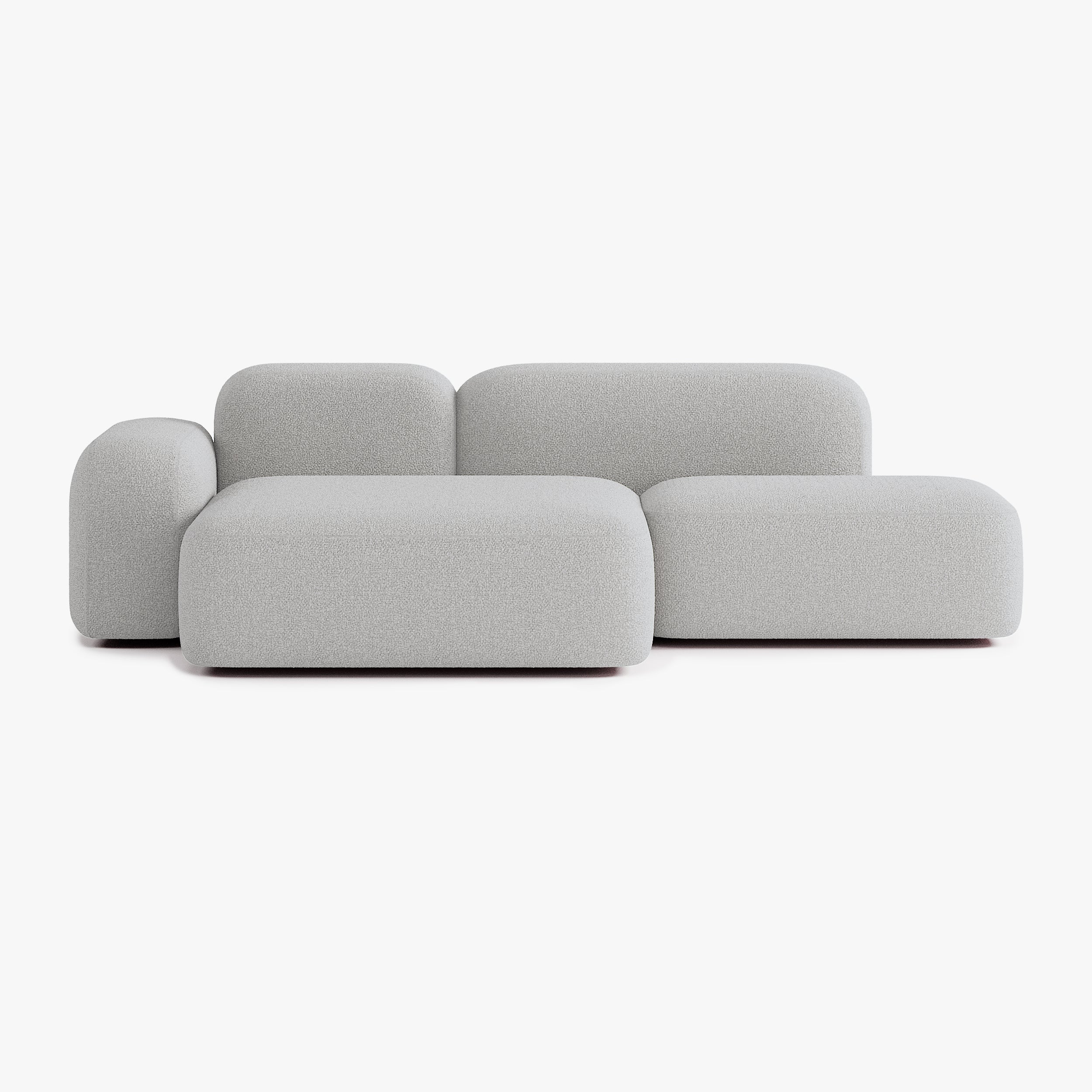 Max Sofa, Composition A18, 3 Seats, Left Chaise, Upholstery E7