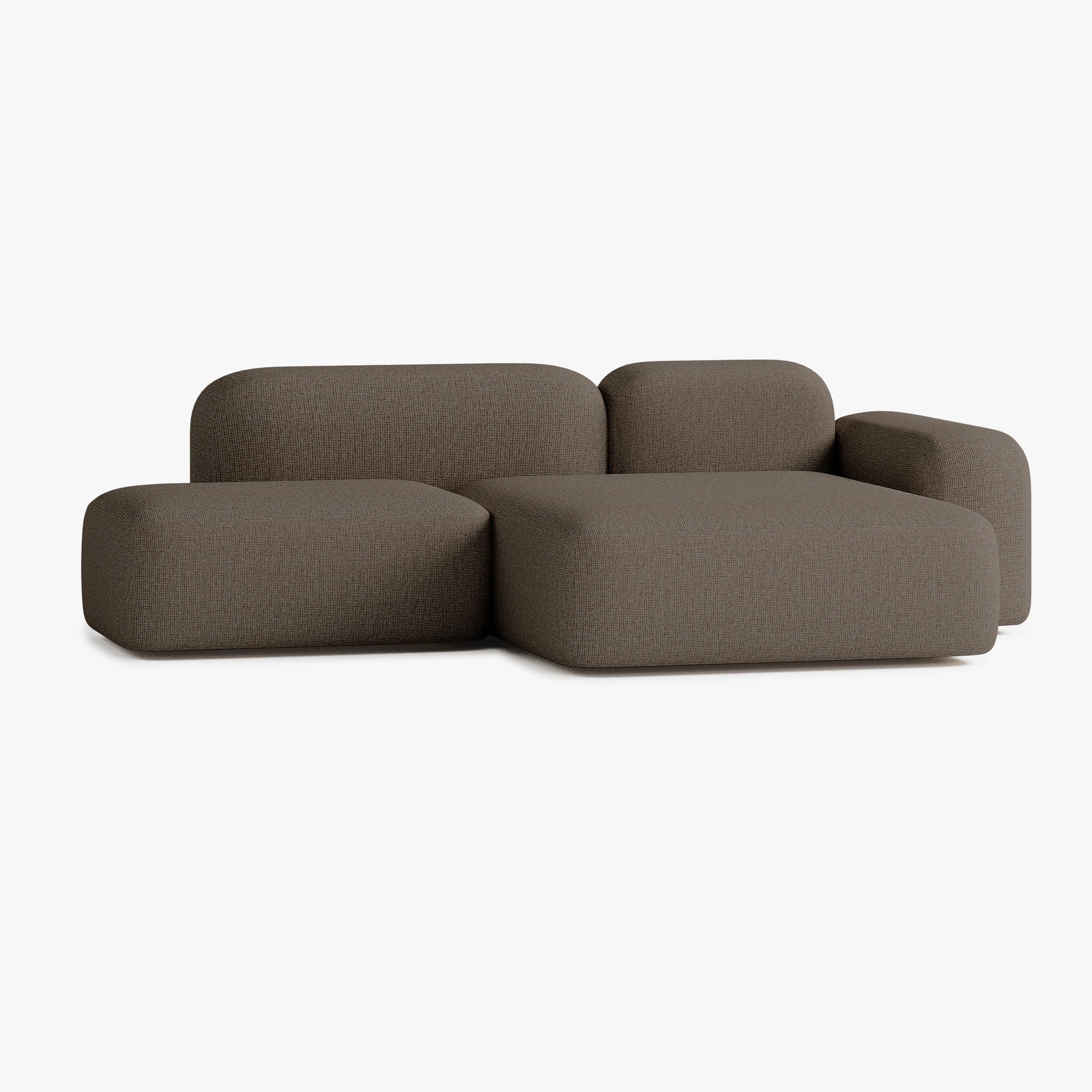 Sofa Max, Zusammenstellung A18, 3-Sitzer, Chaiselongue rechts, Bezug S10