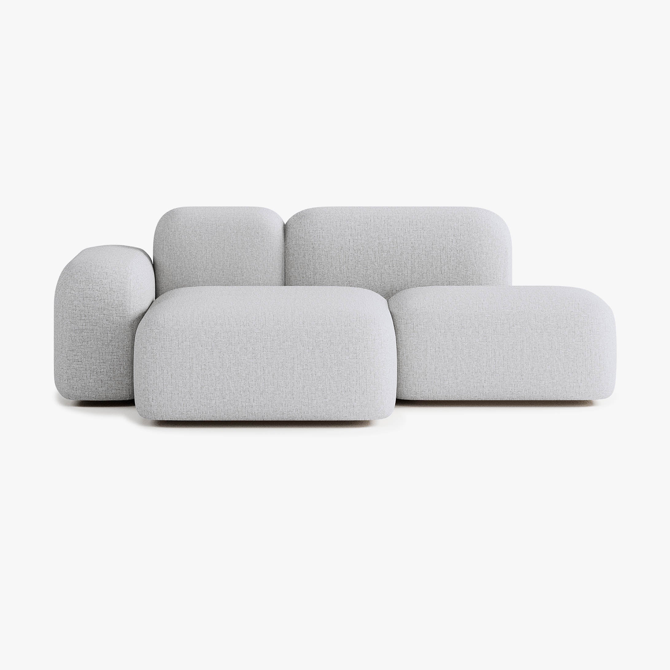 Max Sofa, Composition A18, 2 Seats, Left Chaise, Upholstery S1
