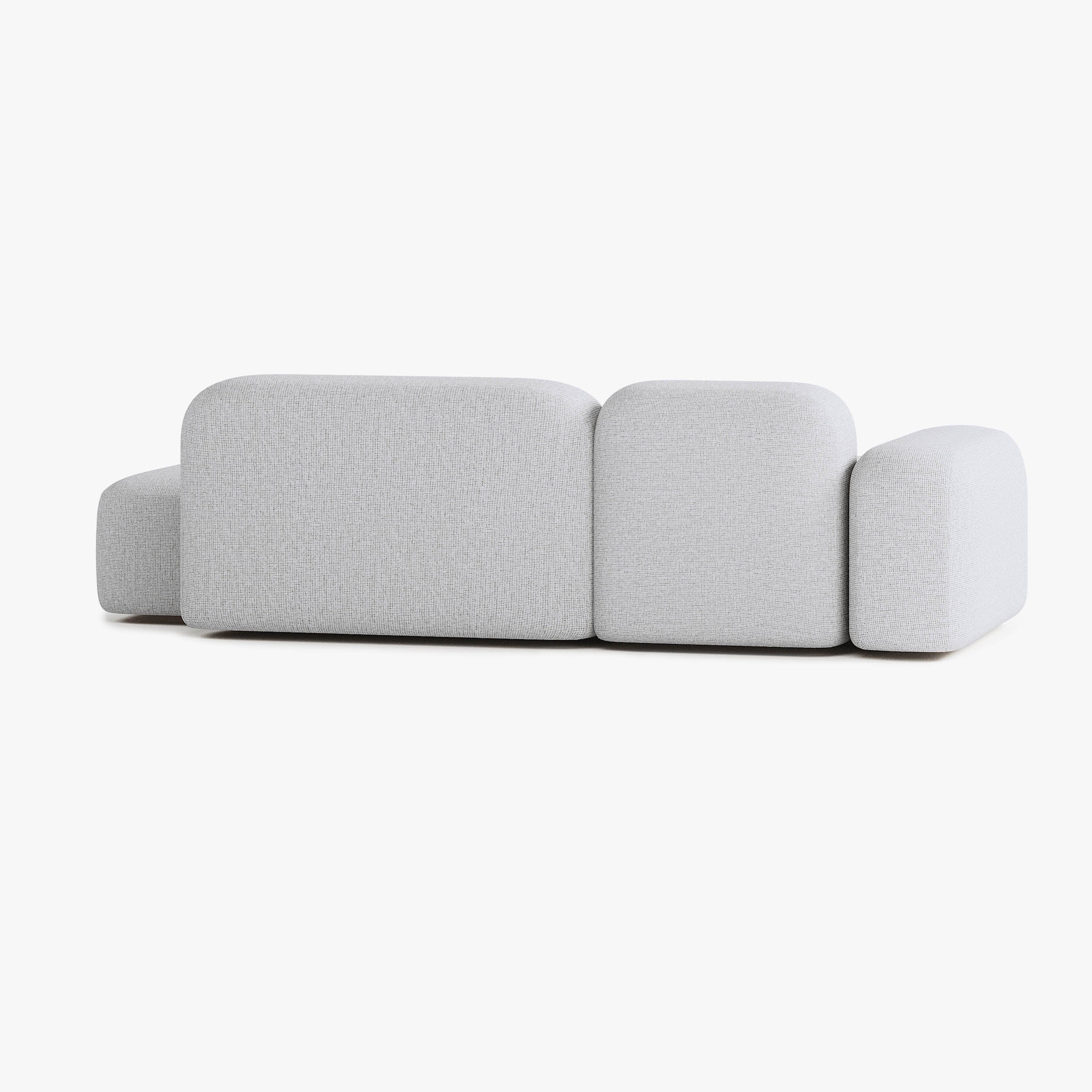 Sofa Max, Zusammenstellung A18, 3-Sitzer, Chaiselongue links, Bezug S1