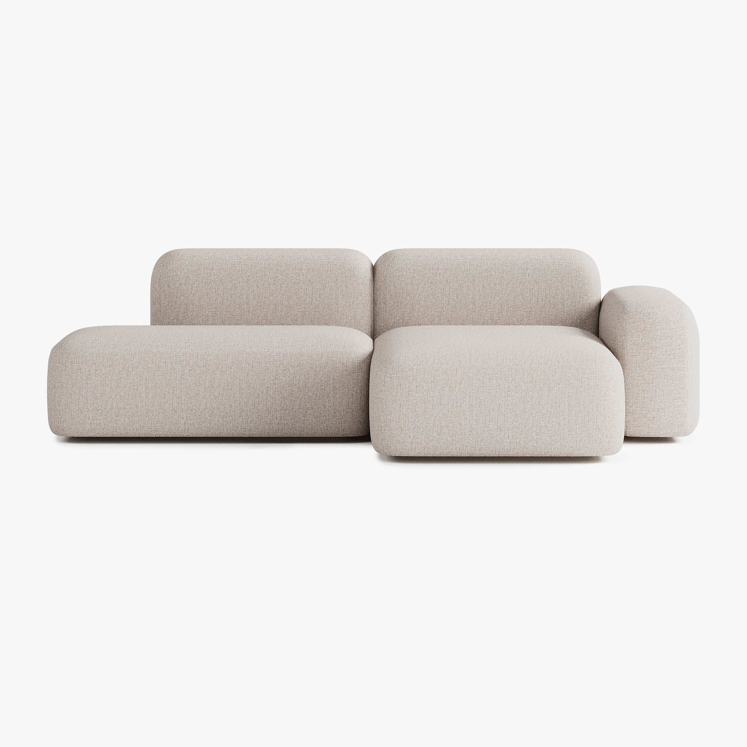 Max Sofa, Composition A8, Right Chaise, Upholstery S12