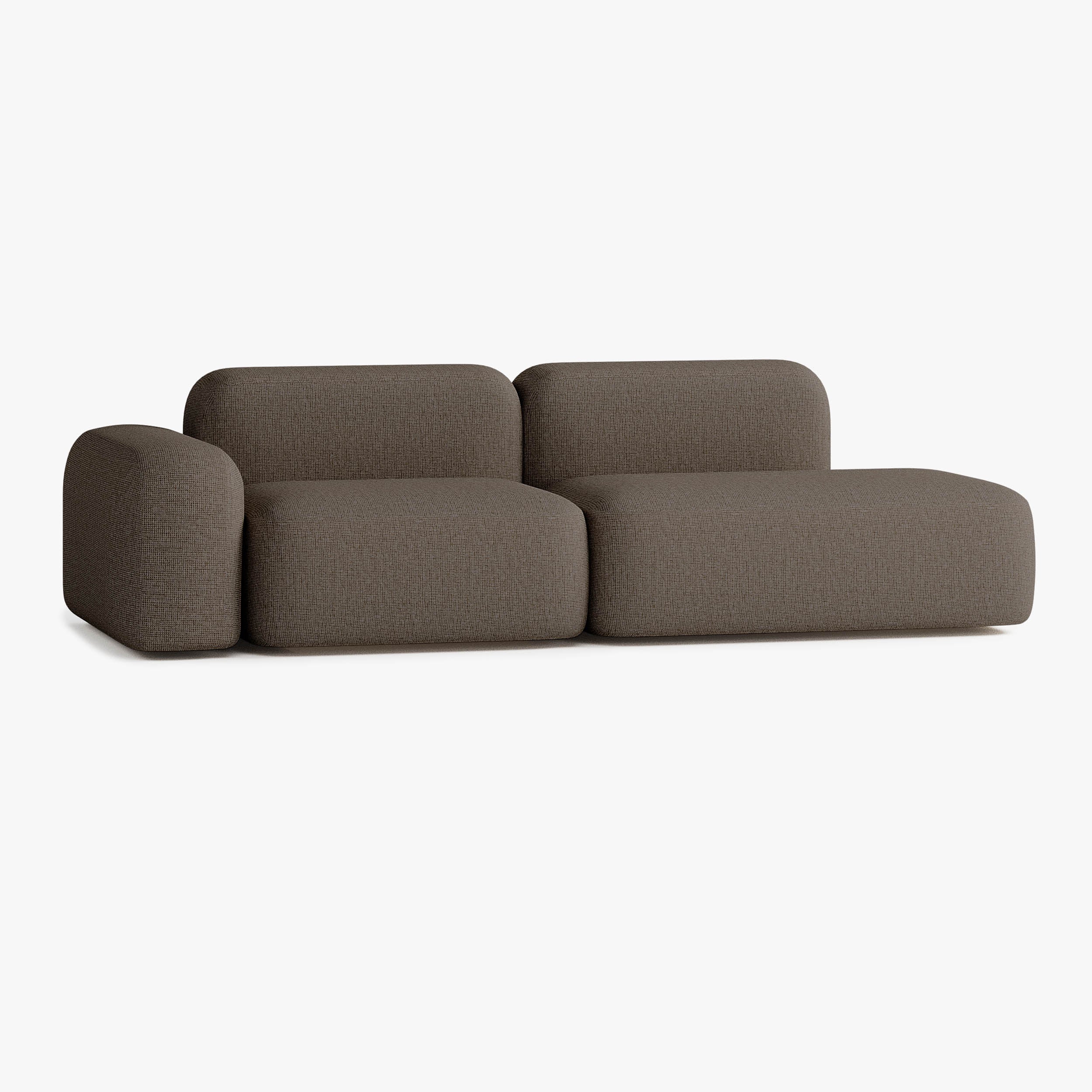 Max Sofa, Composition A9, Left Armrest, Upholstery S10