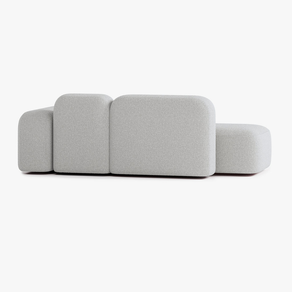 Max Sofa, Composition A18, 2 Seats, Right Chaise, Upholstery E7