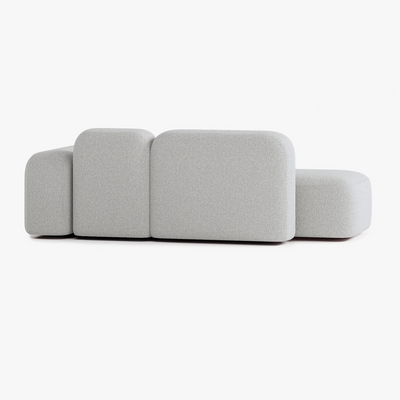 Max Sofa, Composition A18, 2 Seats, Right Chaise, Upholstery E7